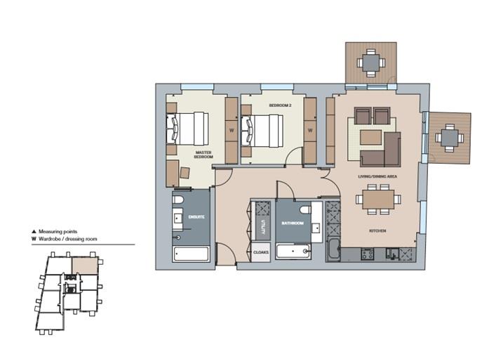 2 Bedrooms Flat to rent in Chatsworth House, Duchess Walk, One Tower Bridge, London SE1