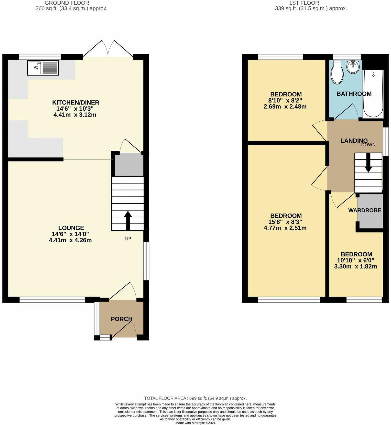 52, Crusader Road, Southampton floorplan