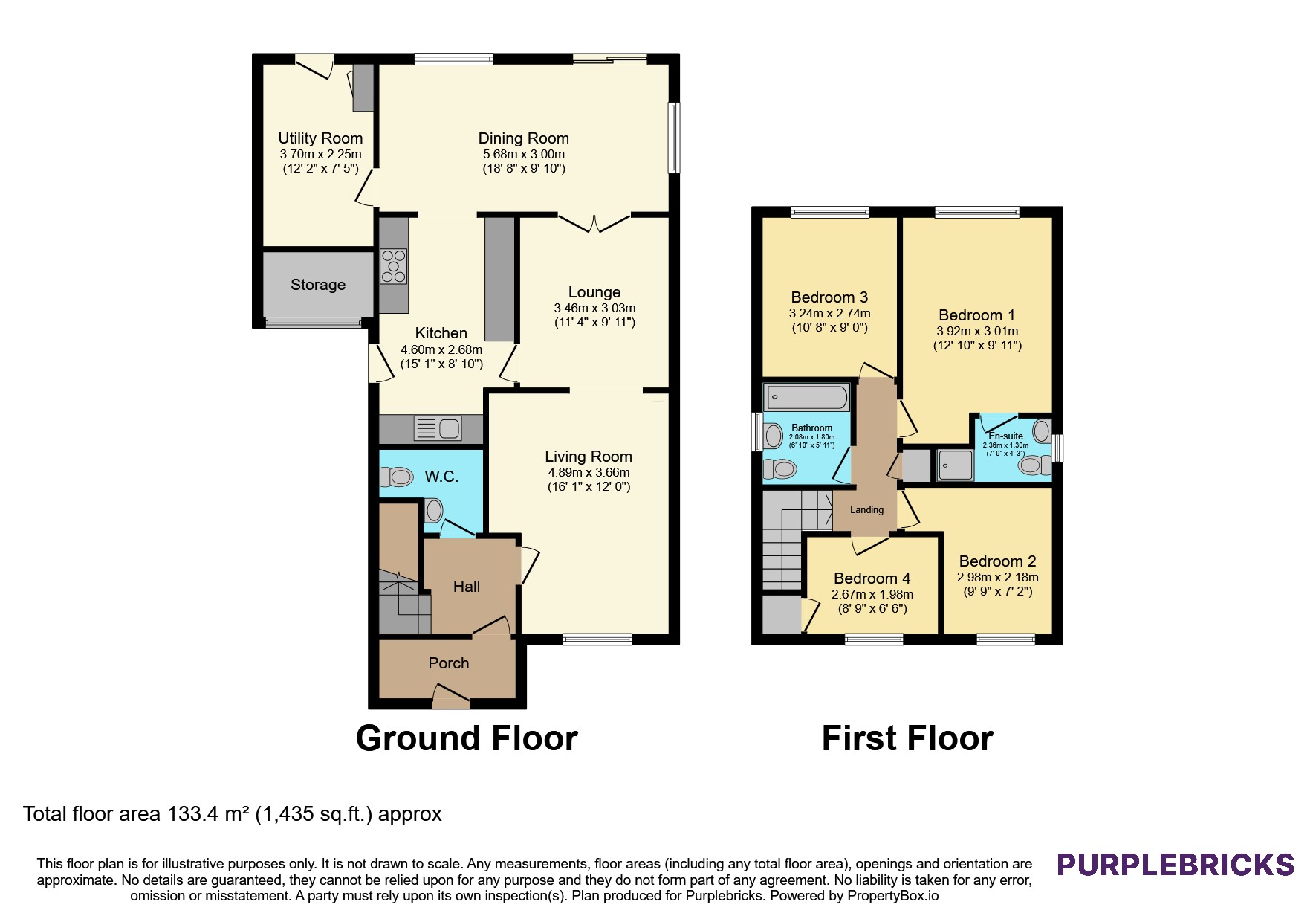 39, Delves Wood Road, Huddersfield floorplan