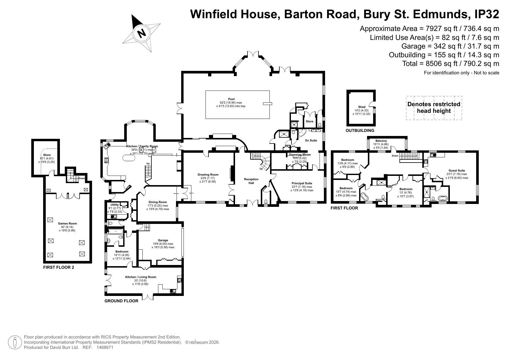 Winfield House, Barton Road, Bury St Edmunds floorplan
