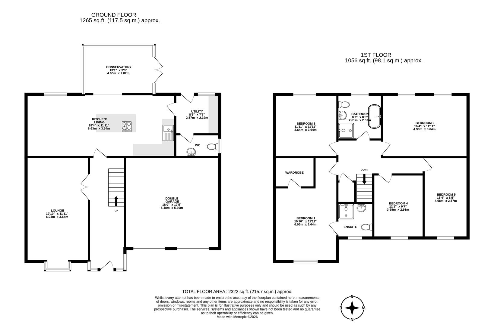 1, Ryedale Avenue, Scunthorpe floorplan