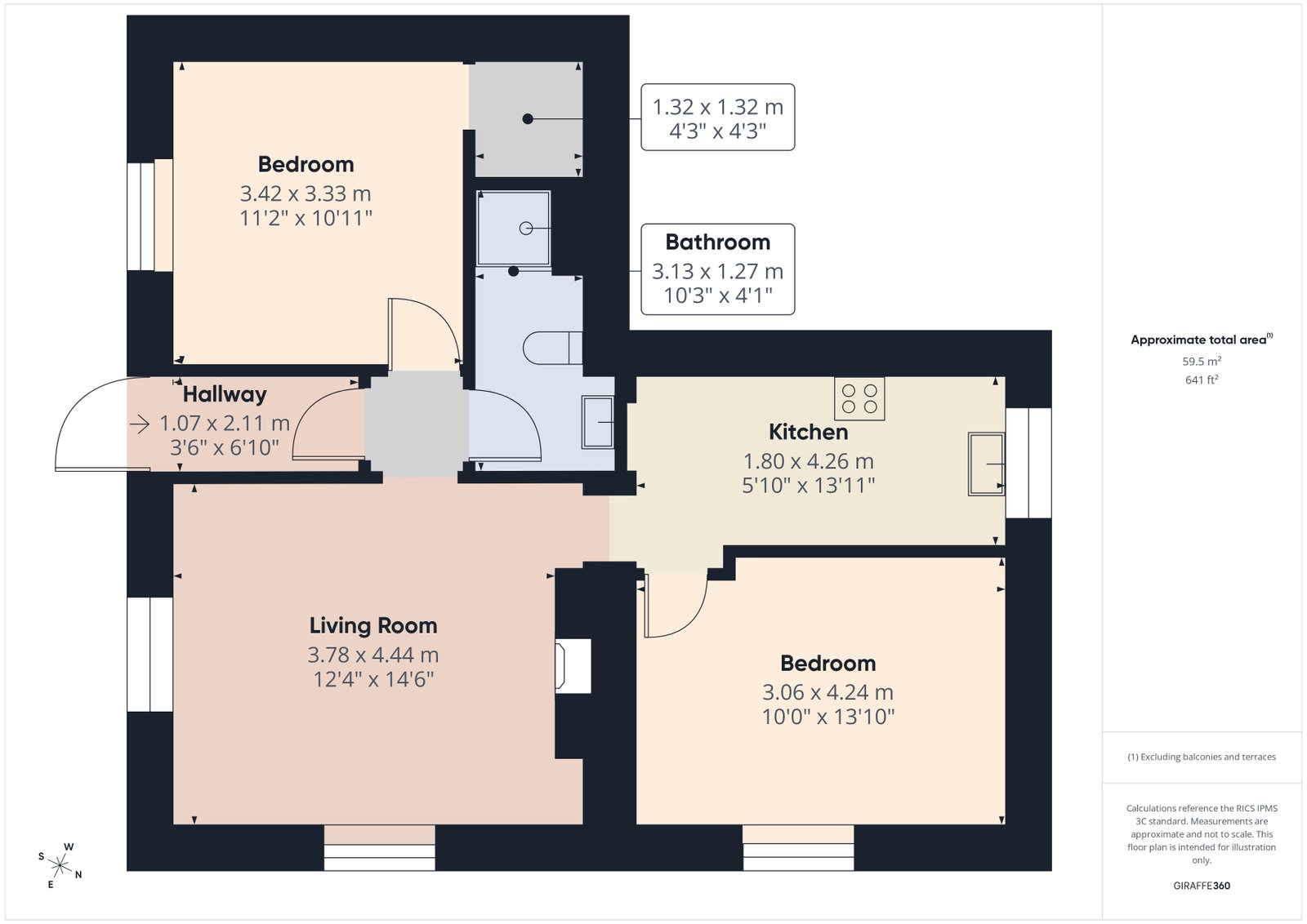 57a, Rock Road, Torquay floorplan