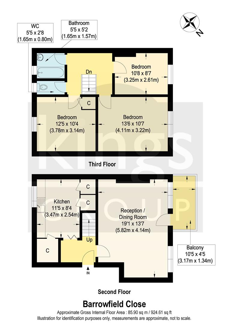 Barrowfield Close, London, N9 floorplan