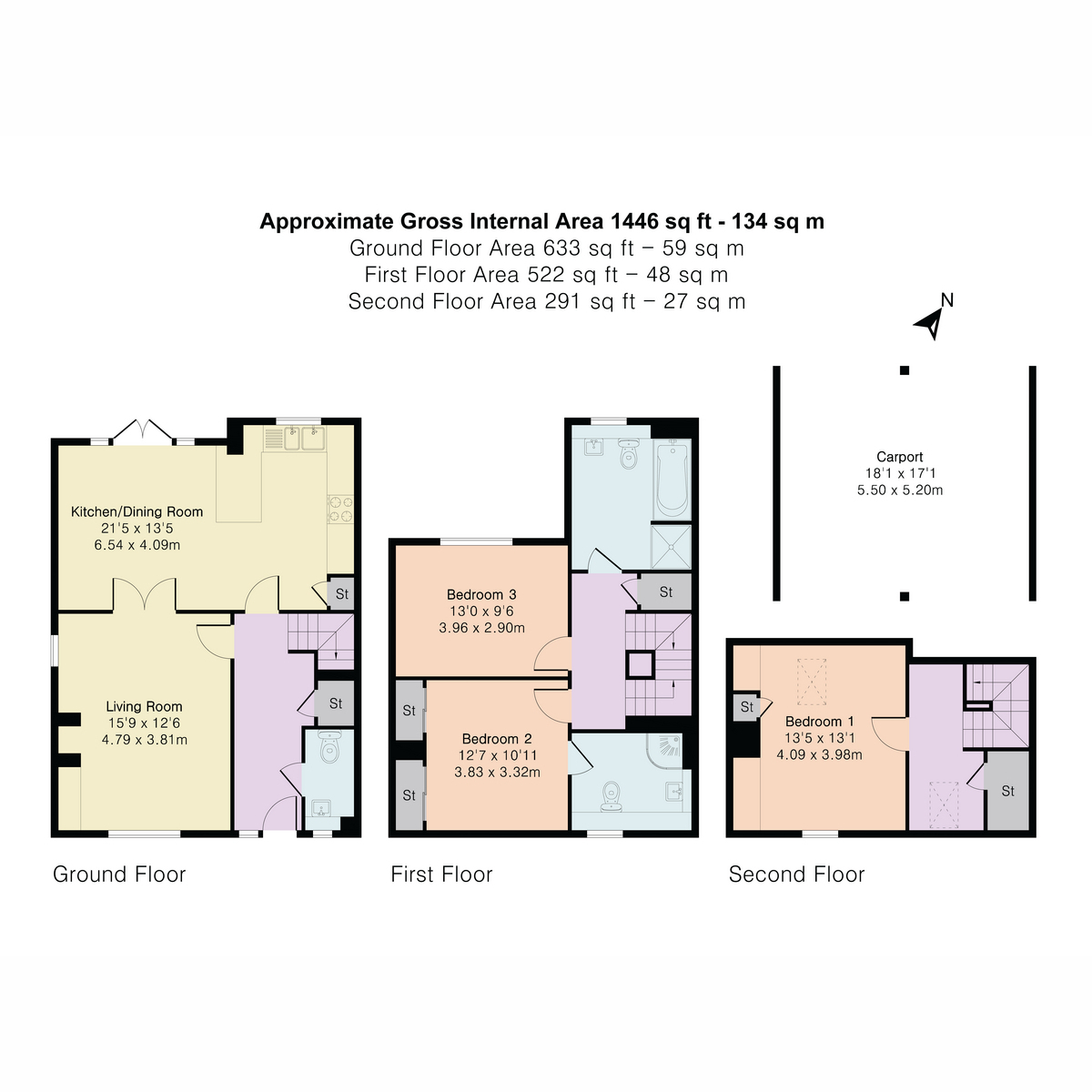 6, Netherton Road, Appleton floorplan