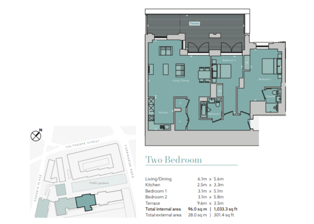 Flat 1, Opus House, London floorplan