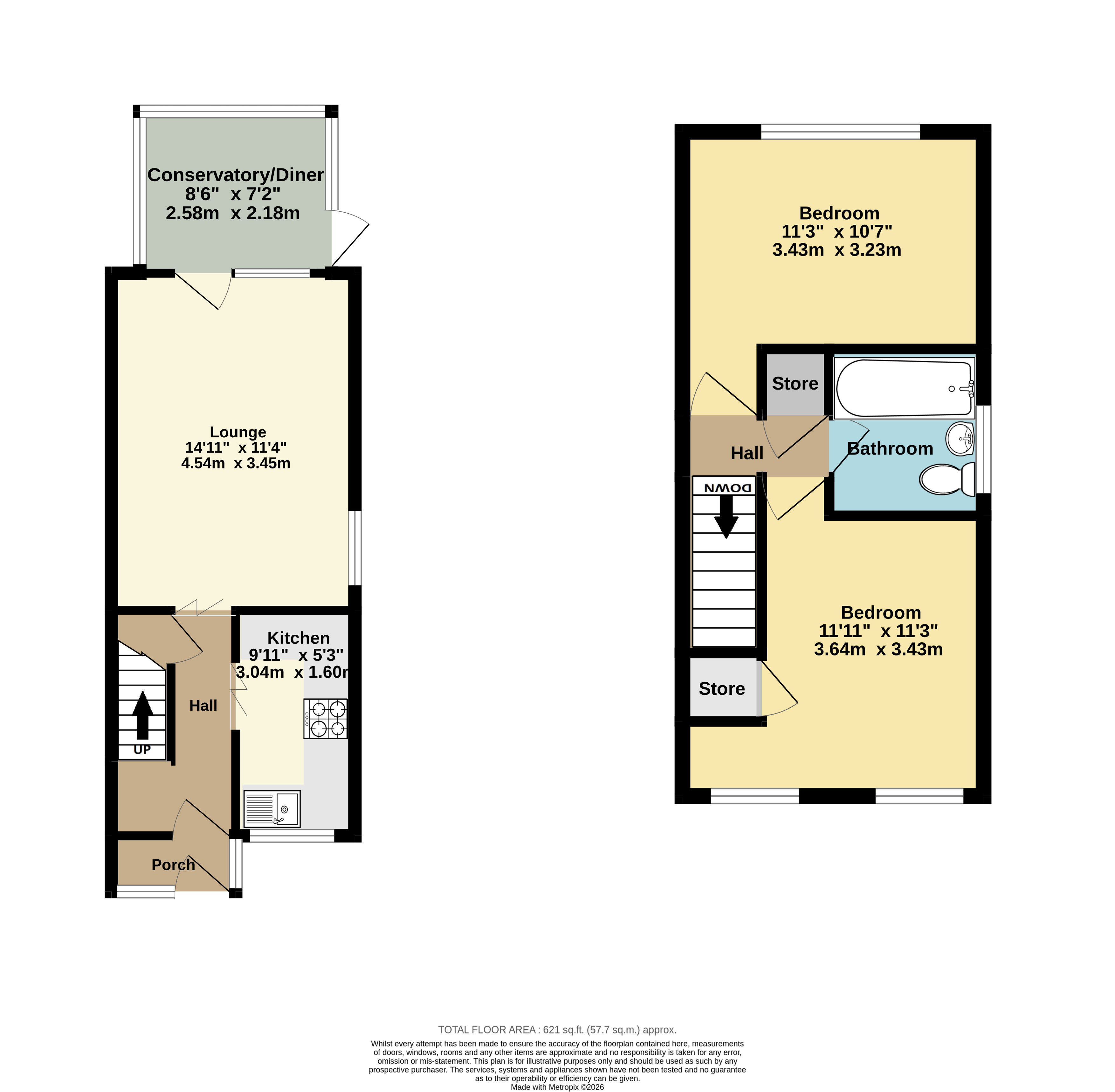 22, Field Avenue, Kent floorplan