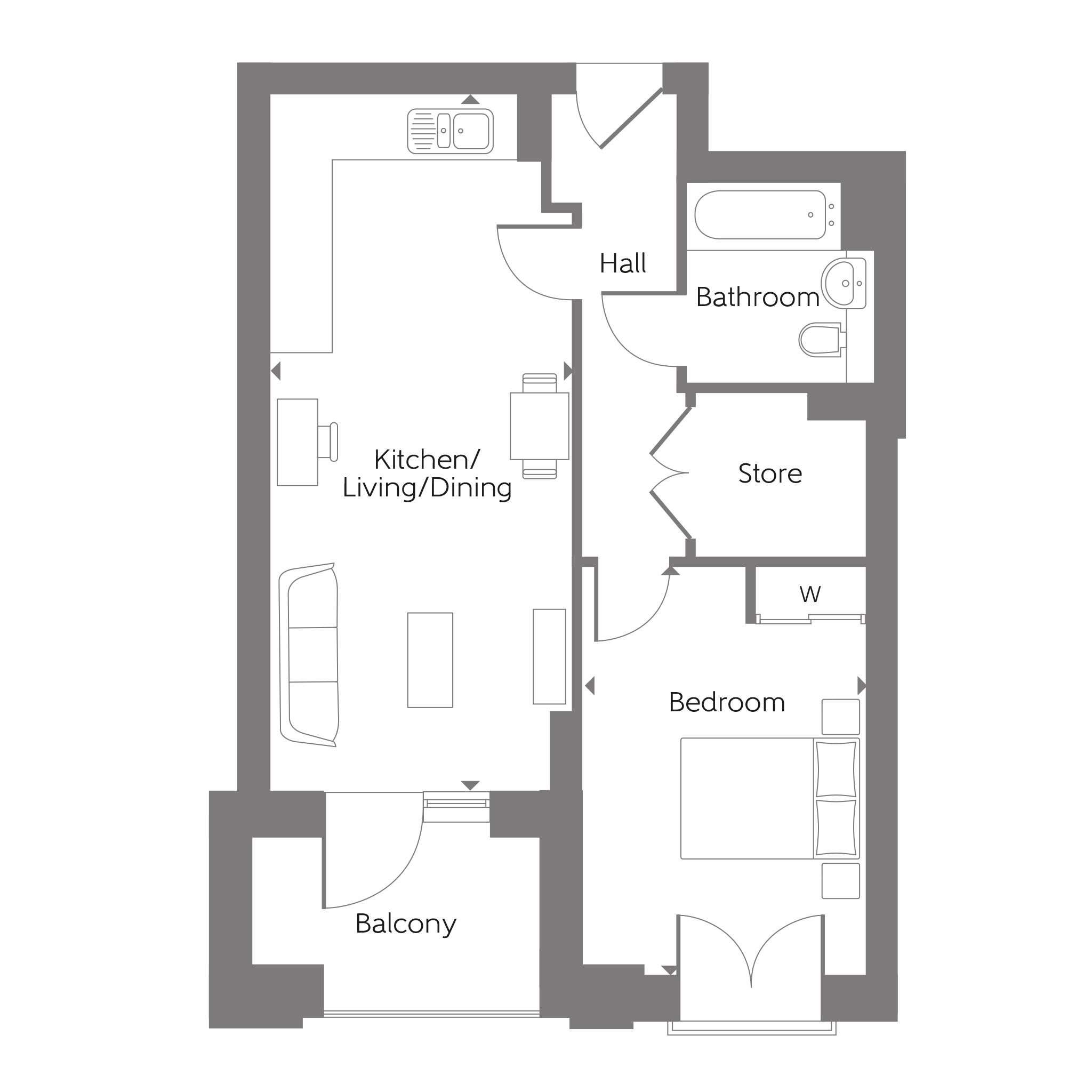 68, Fielders Crescent, Barking floorplan