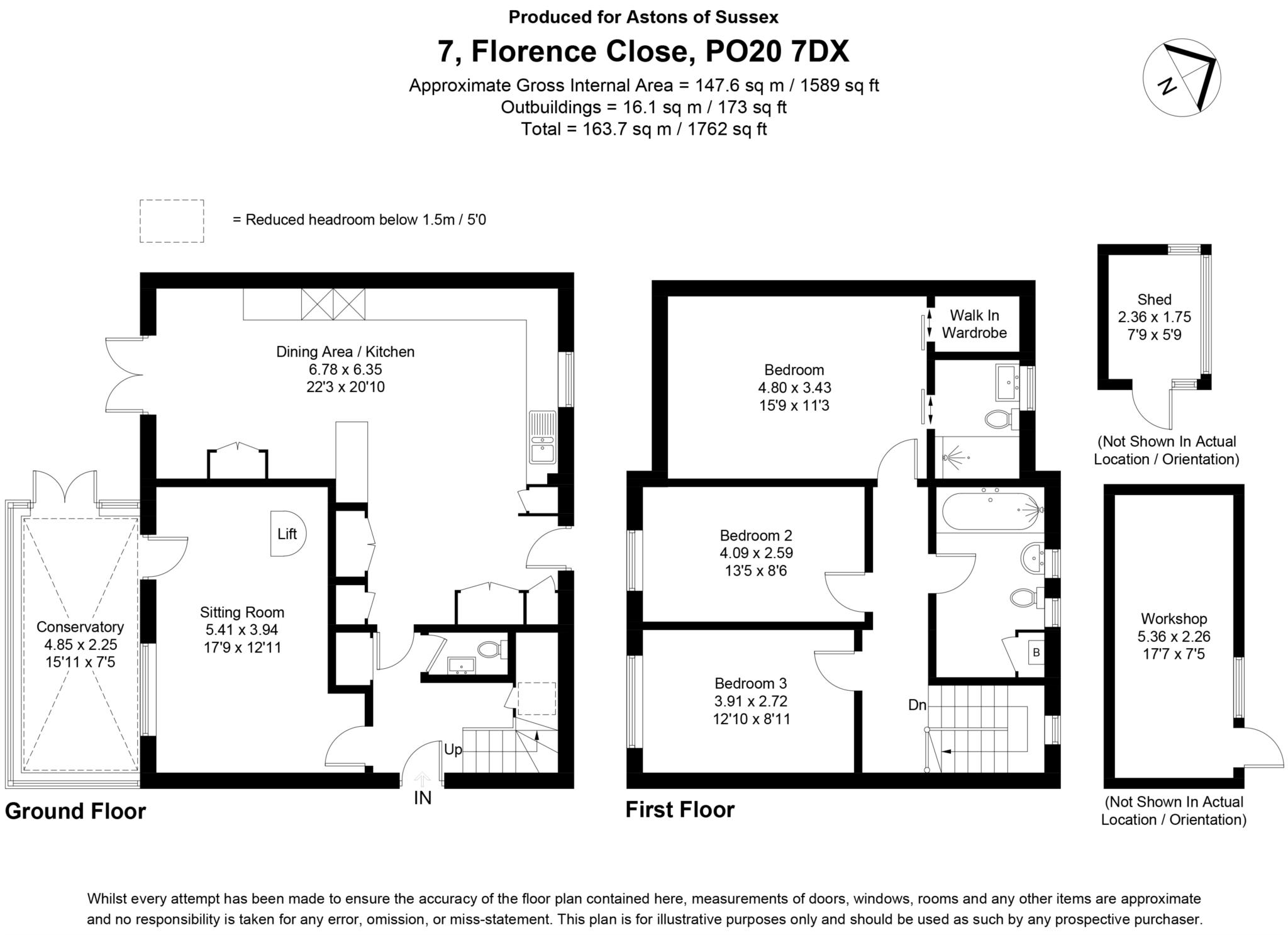 Florence Close, Chichester floorplan