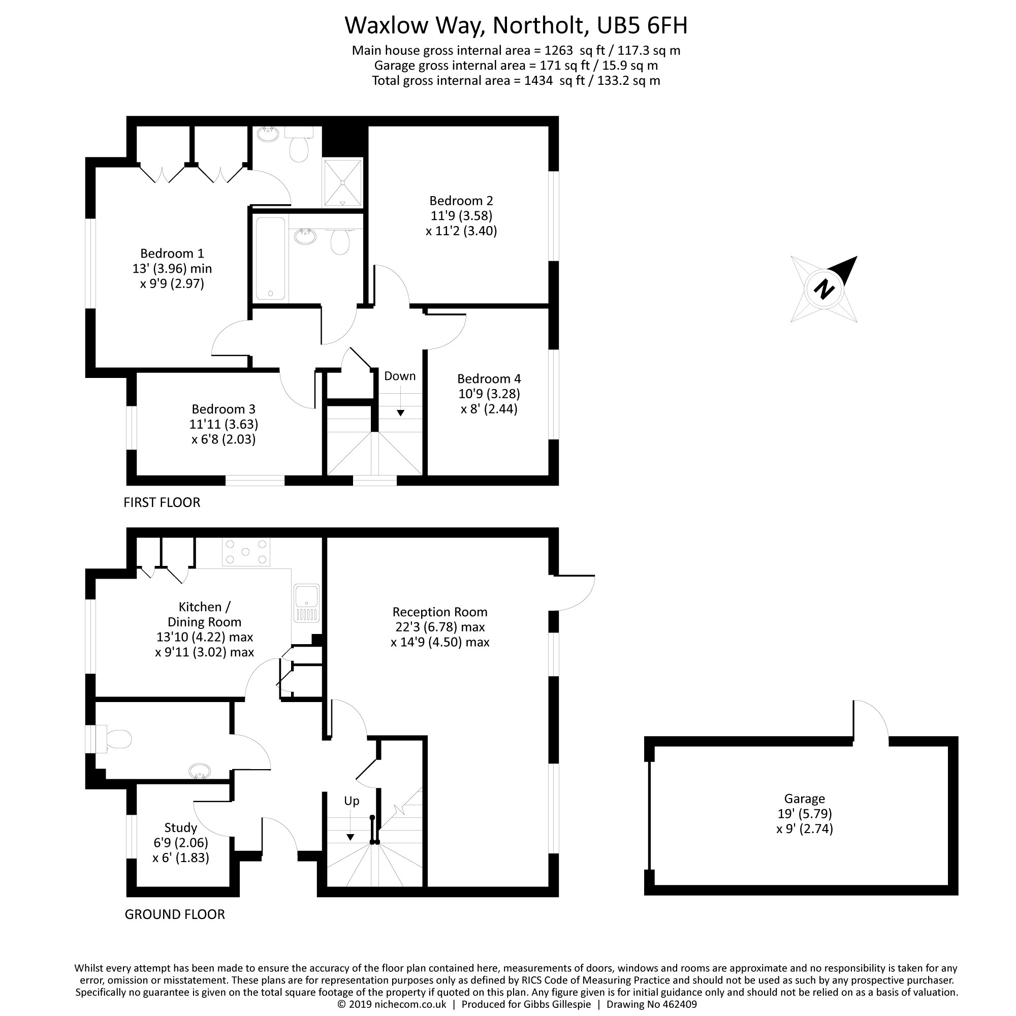 4 Bedrooms Detached house for sale in Waxlow Way, Northolt, Middlesex UB5