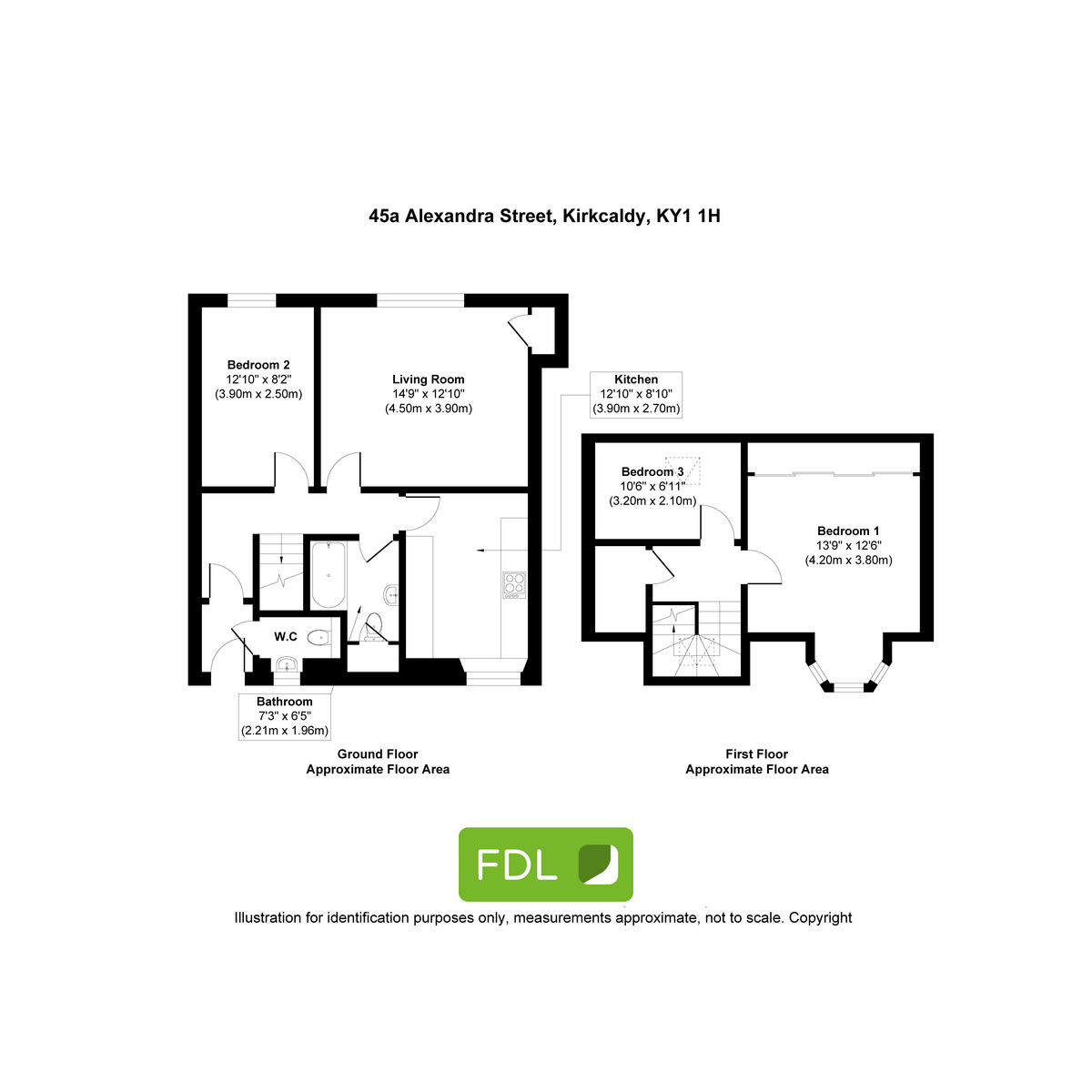 45A, Alexandra Street, Kirkcaldy floorplan