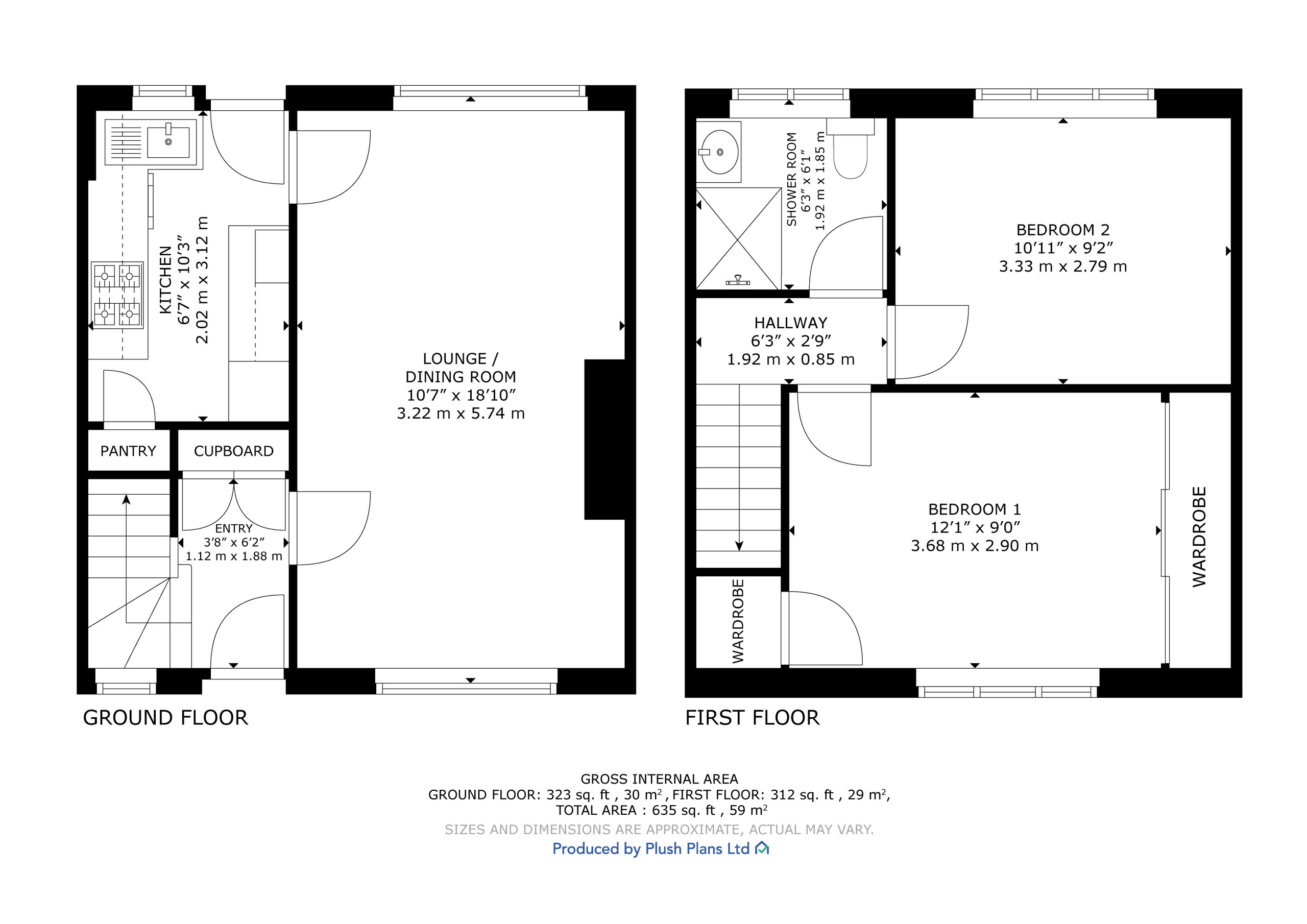 8 Rowanpark Drive, Glasgow floorplan