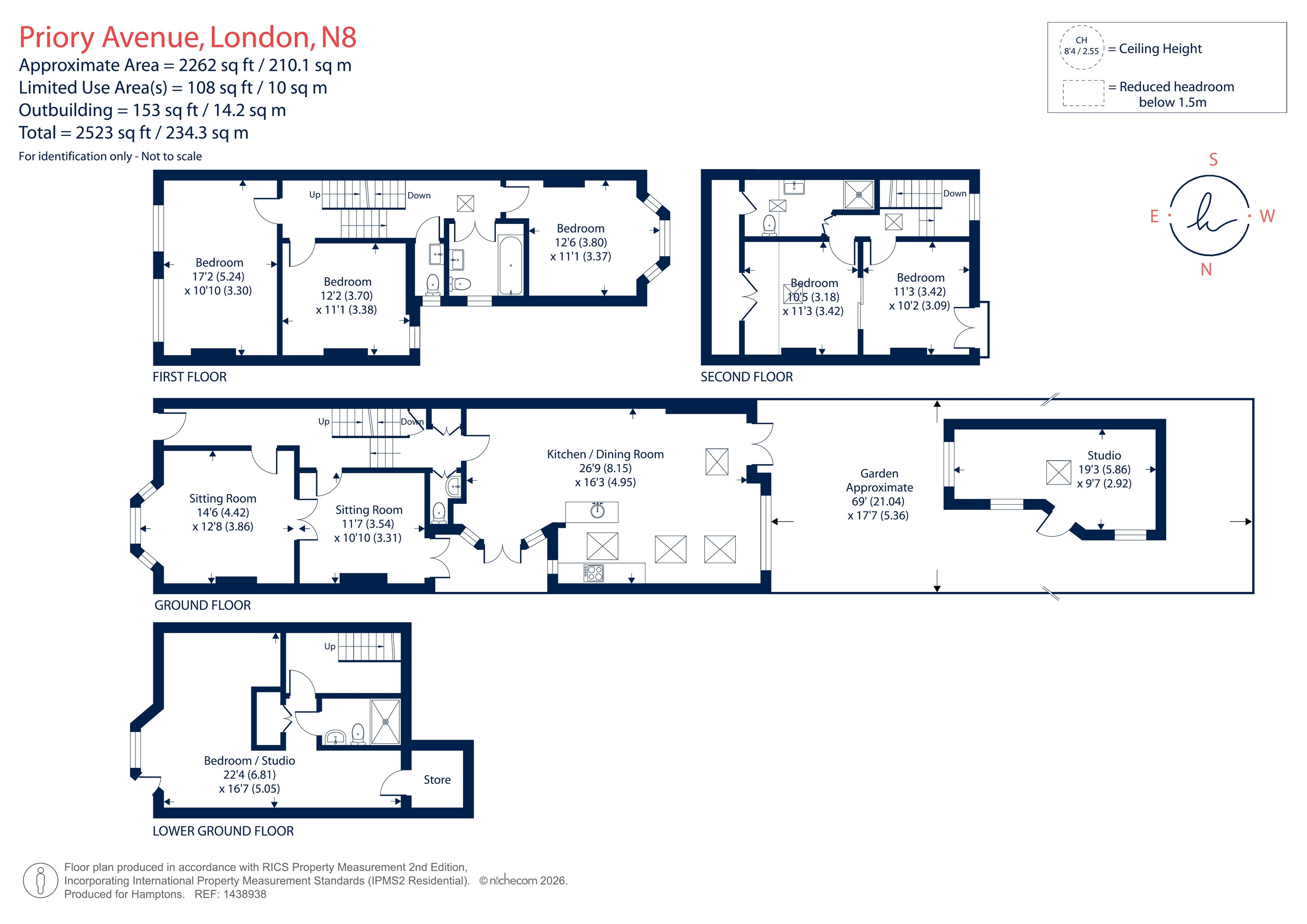 20, Priory Avenue, London floorplan