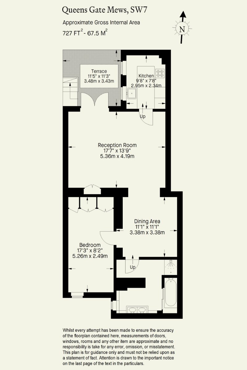 81A,, Queen's Gate Mews, South Kensington, London floorplan