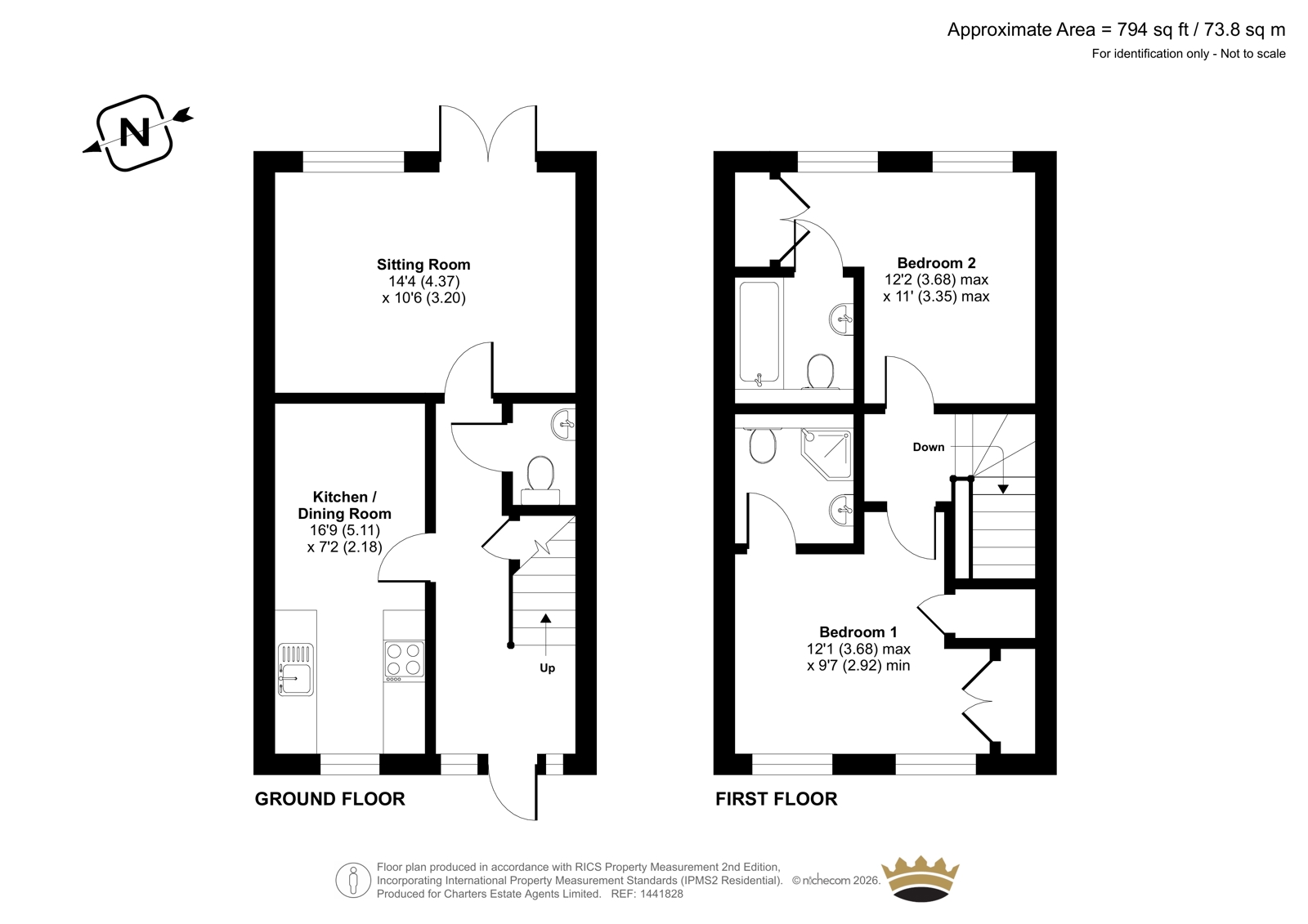 3, Pearce Court, 38, Chilbolton Avenue, Hampshire floorplan