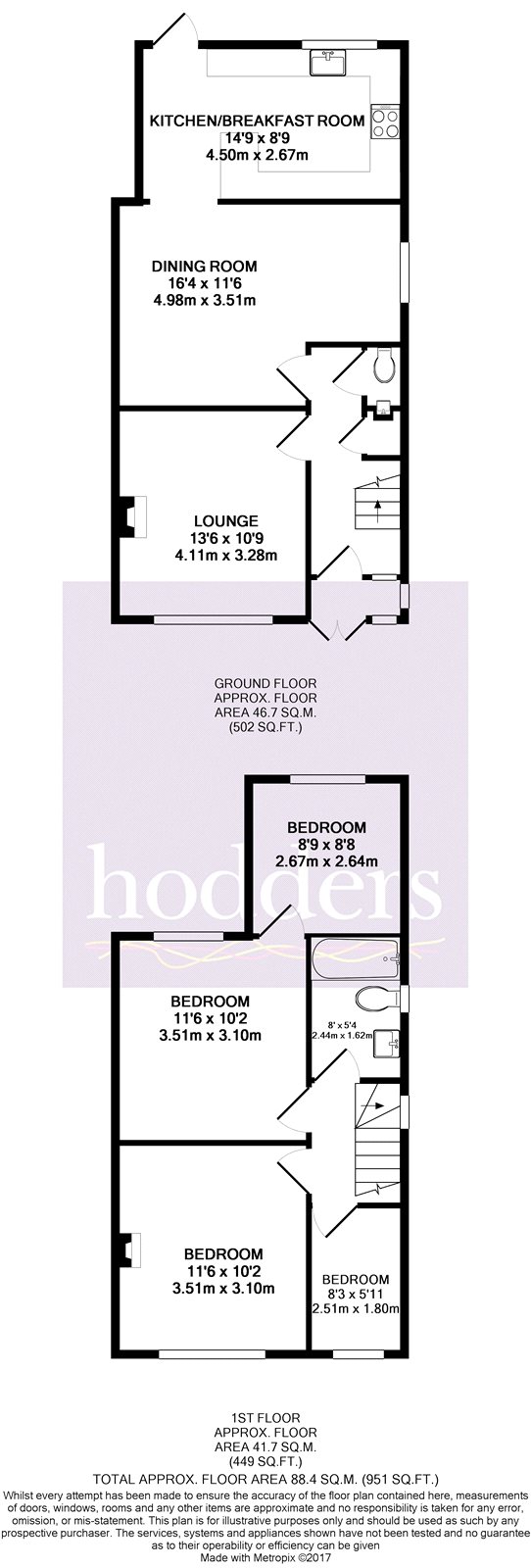 3 Bedrooms Semi-detached house to rent in Chantry Road, Chertsey, Surrey KT16