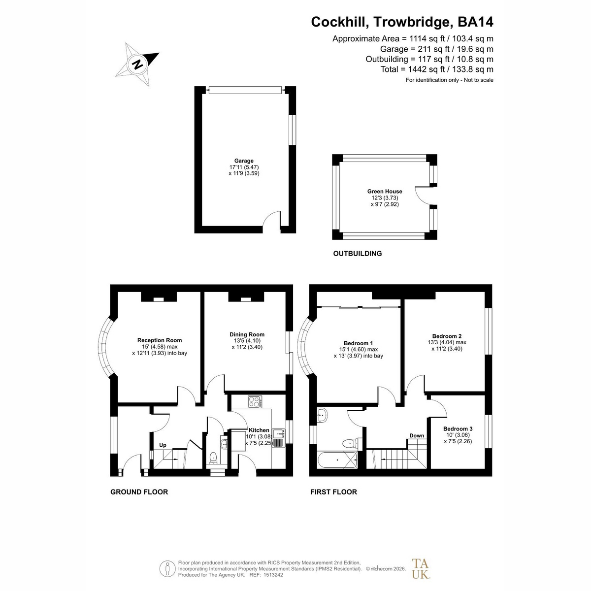44, Cockhill, Trowbridge floorplan
