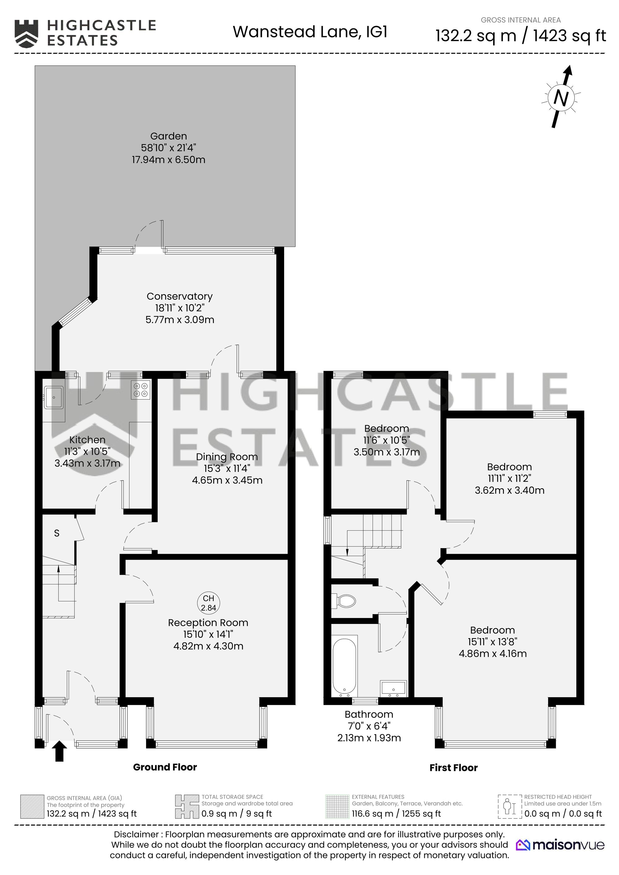 66 Wanstead Lane, Ilford floorplan