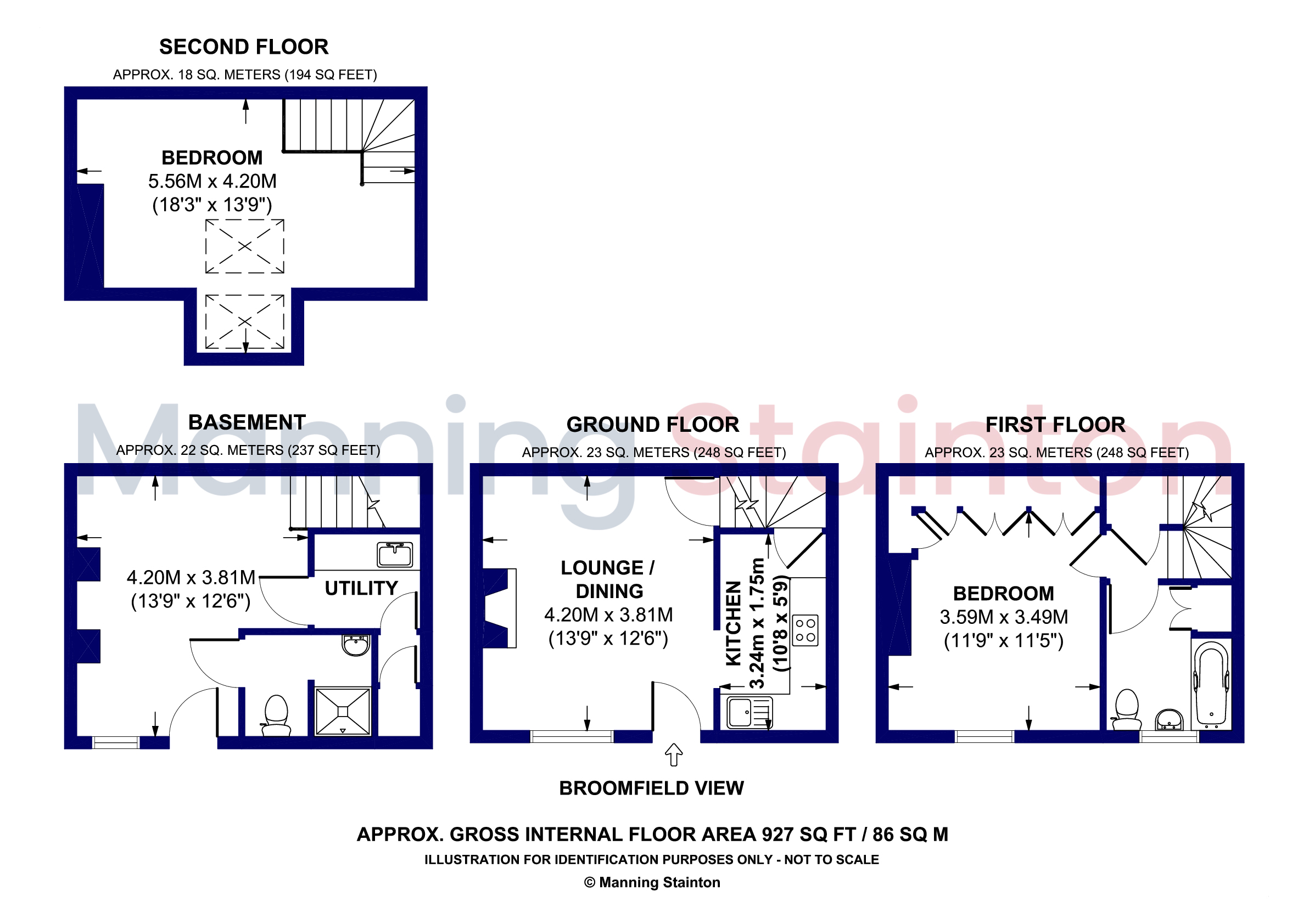 12, Broomfield View, West Yorkshire floorplan