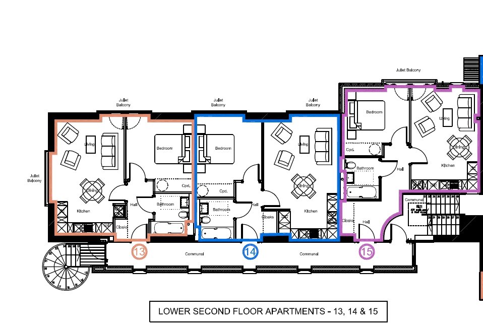 13 Tealing Court,, Tealing Drive, Surrey floorplan