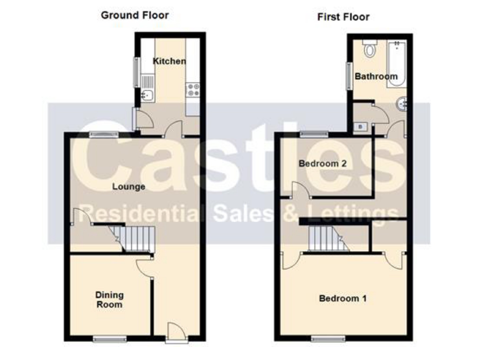 2 Bedrooms Terraced house to rent in Gooch Street, Swindon SN1