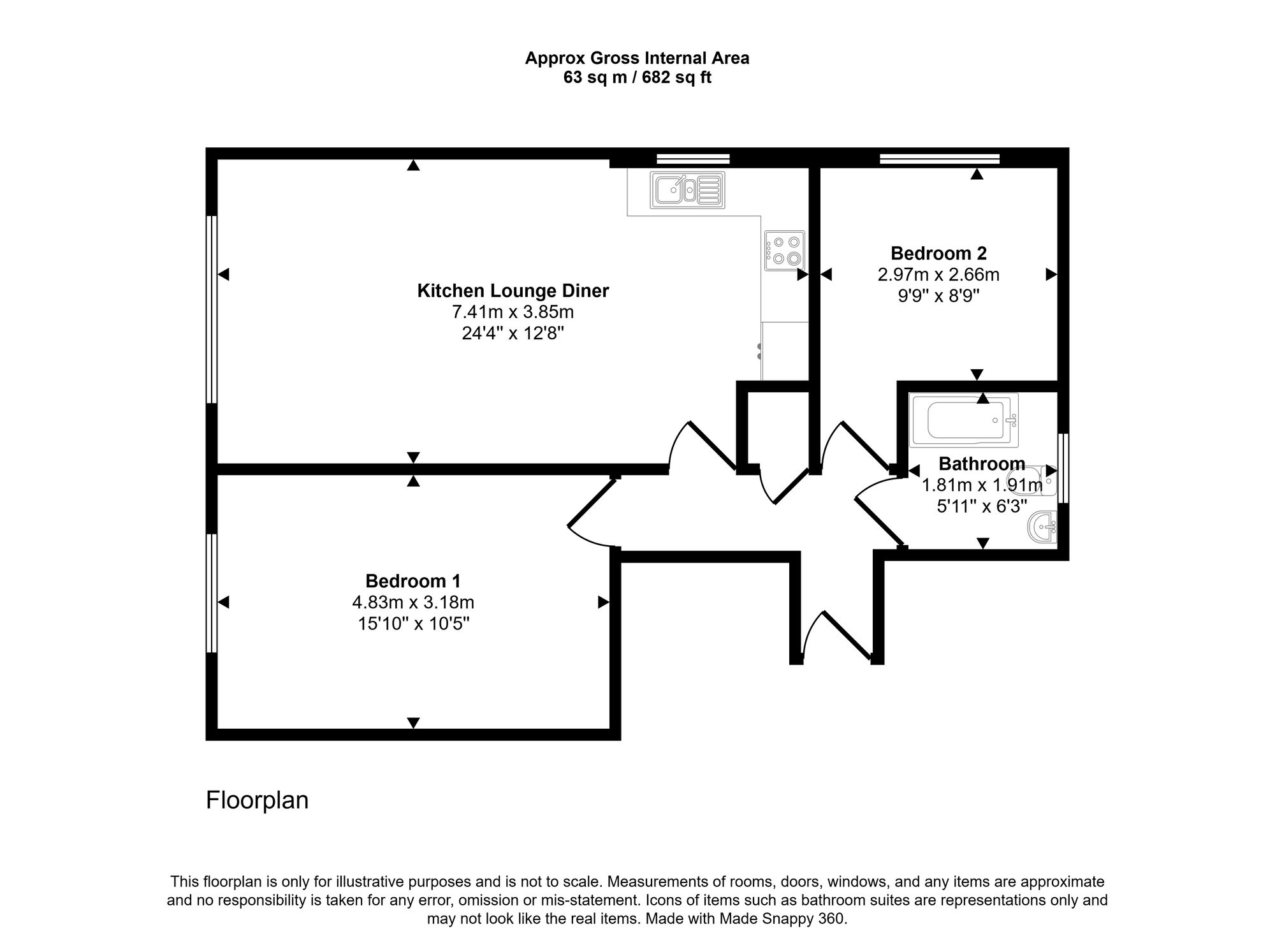 5 Progress House Hospital Hill, Chesham floorplan