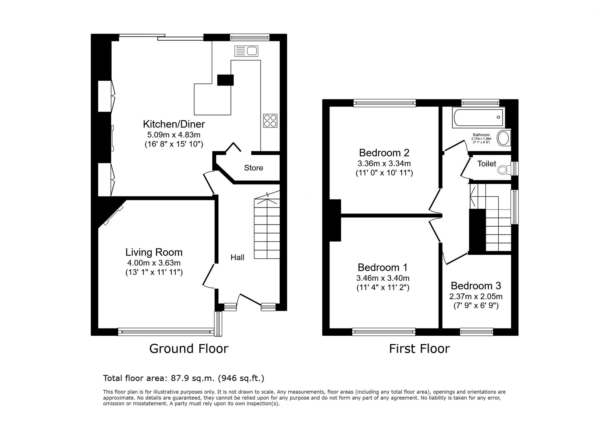 25 Nunroyd Road, Leeds floorplan