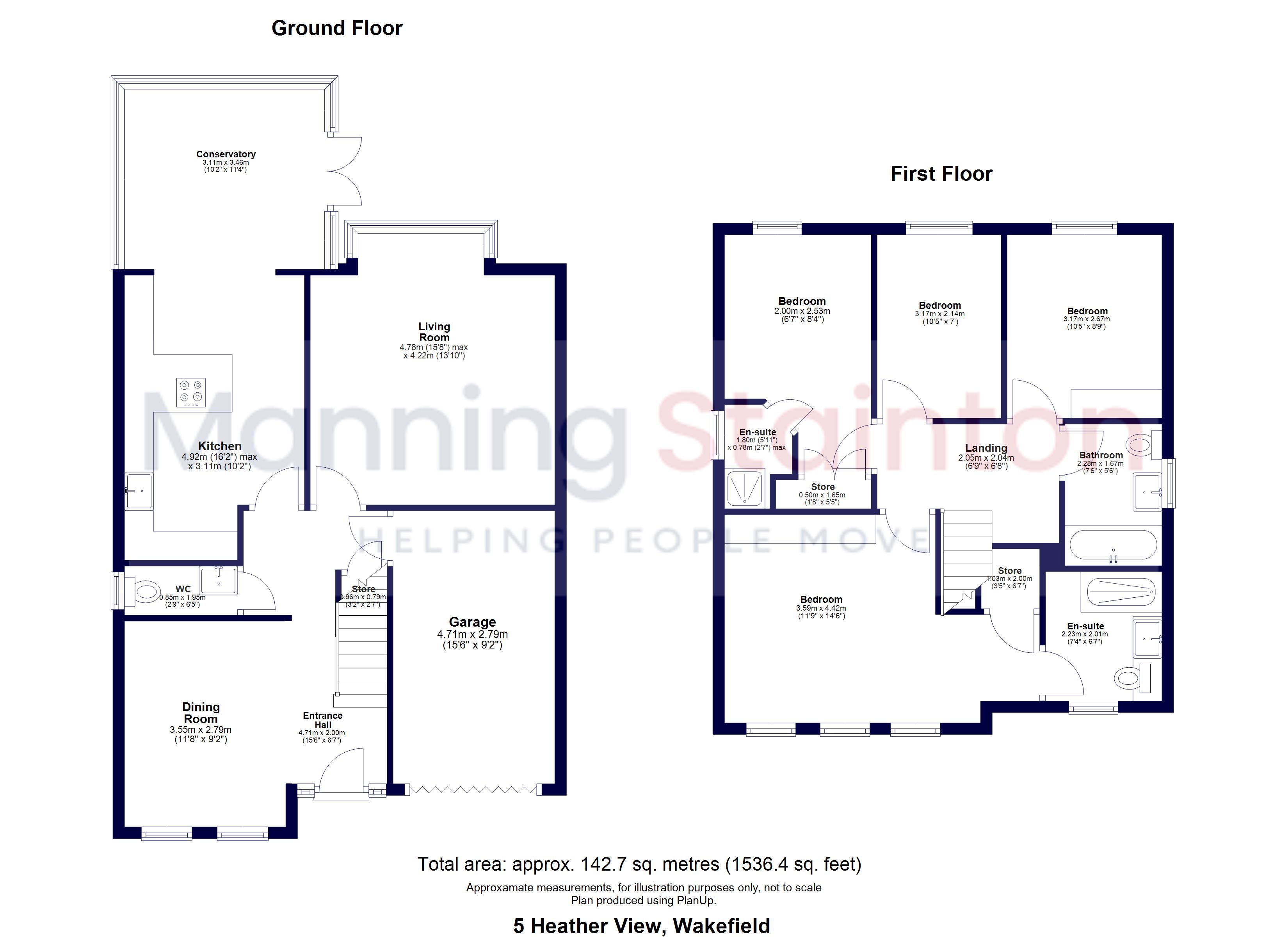 5, Heather View, Wakefield floorplan