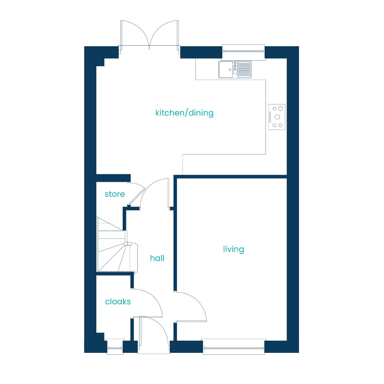 9, Dunnock Close, Manchester floorplan