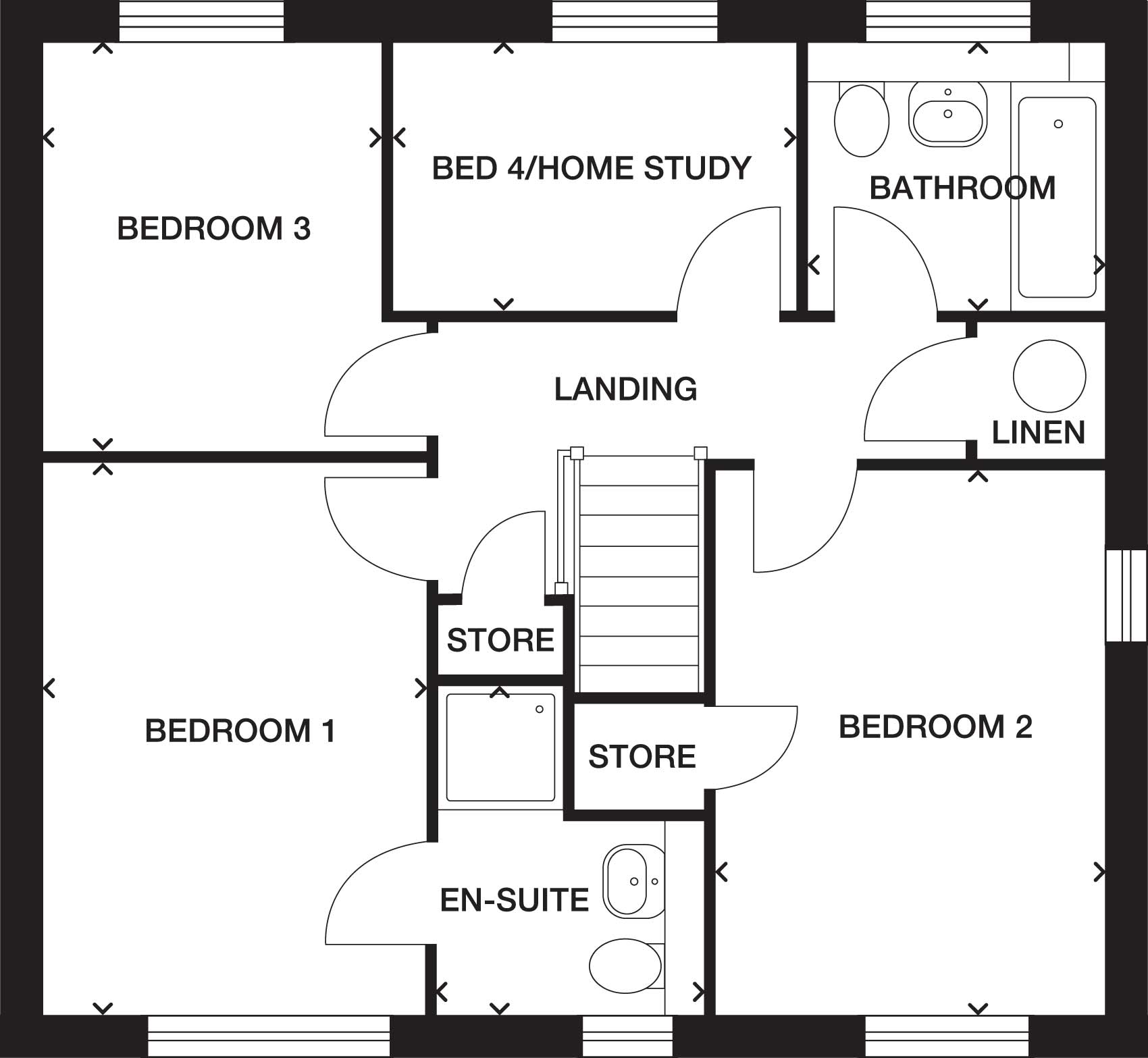 9 Redbourne, Hawker Way, Winkleigh  floorplan