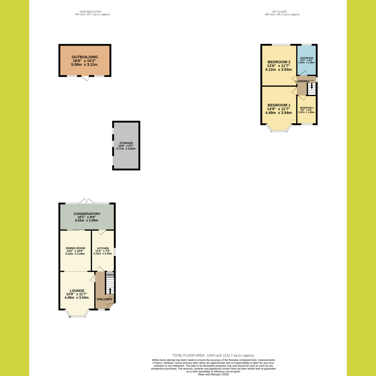8, Brendon Way, Westcliff on Sea floorplan