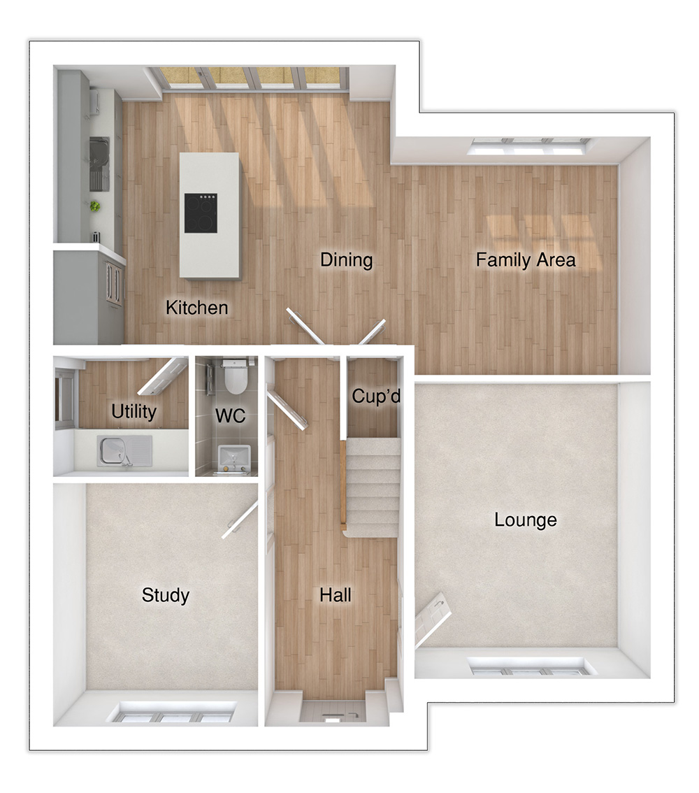 "Robinson" at Low Lane, Acklam, Middlesbrough TS5, 4 bedroom detached