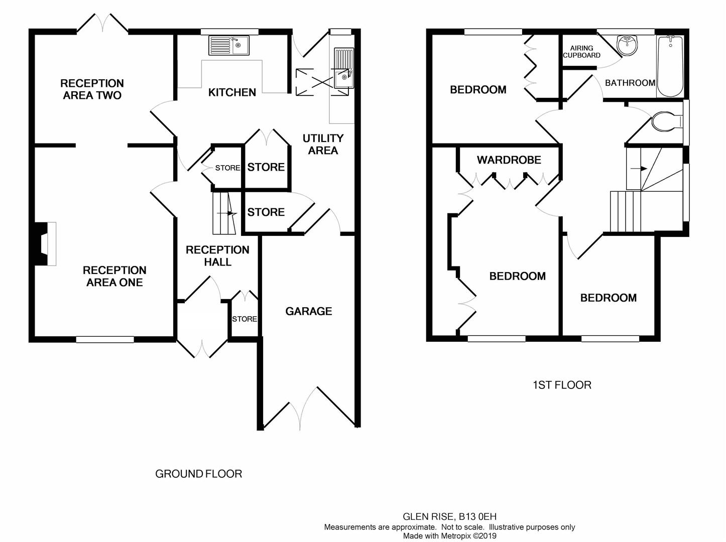 3 Bedrooms  for sale in Glen Rise, Moseley/Kings Heath, Billesley Border B13