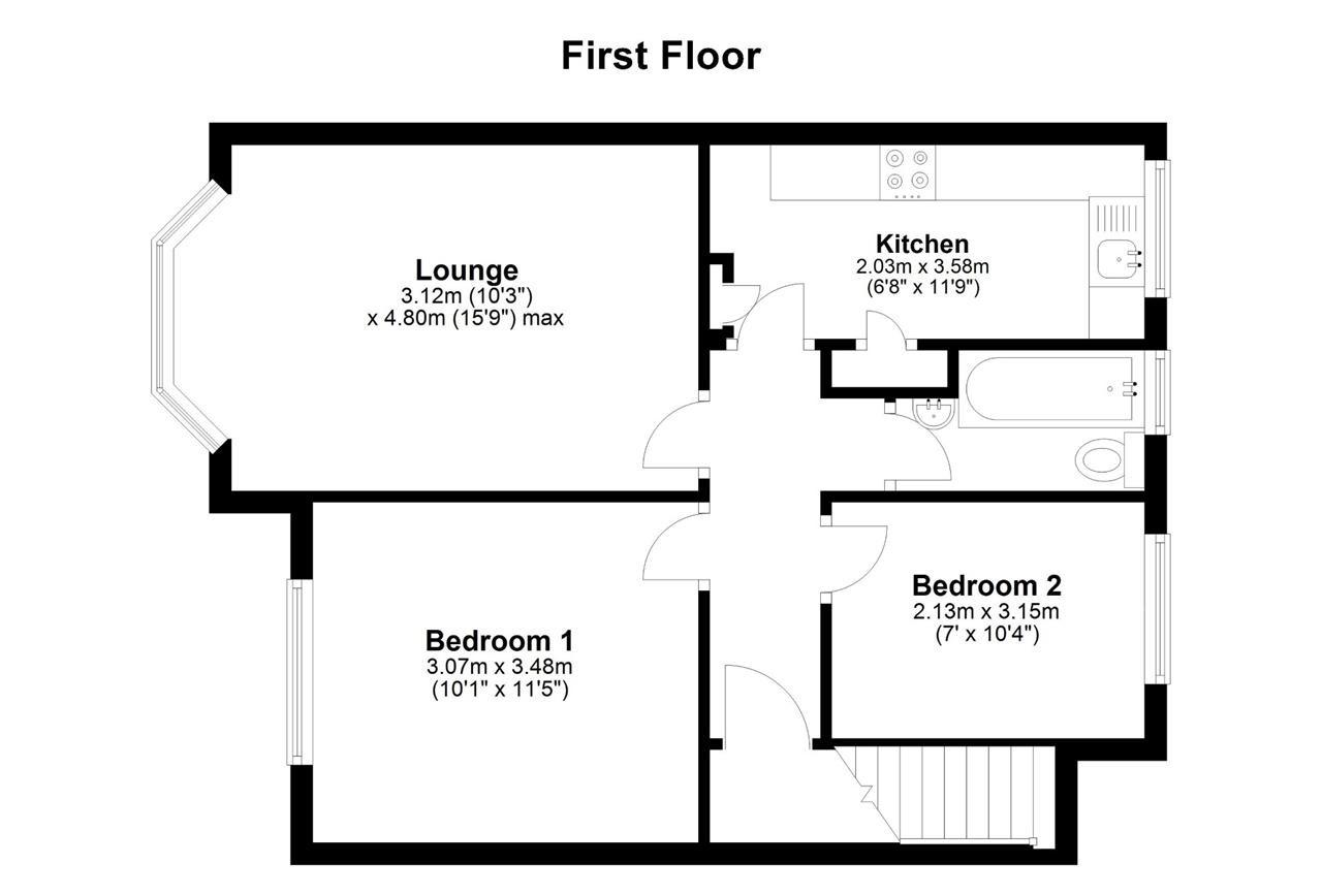 71, Amesbury Road, Feltham floorplan