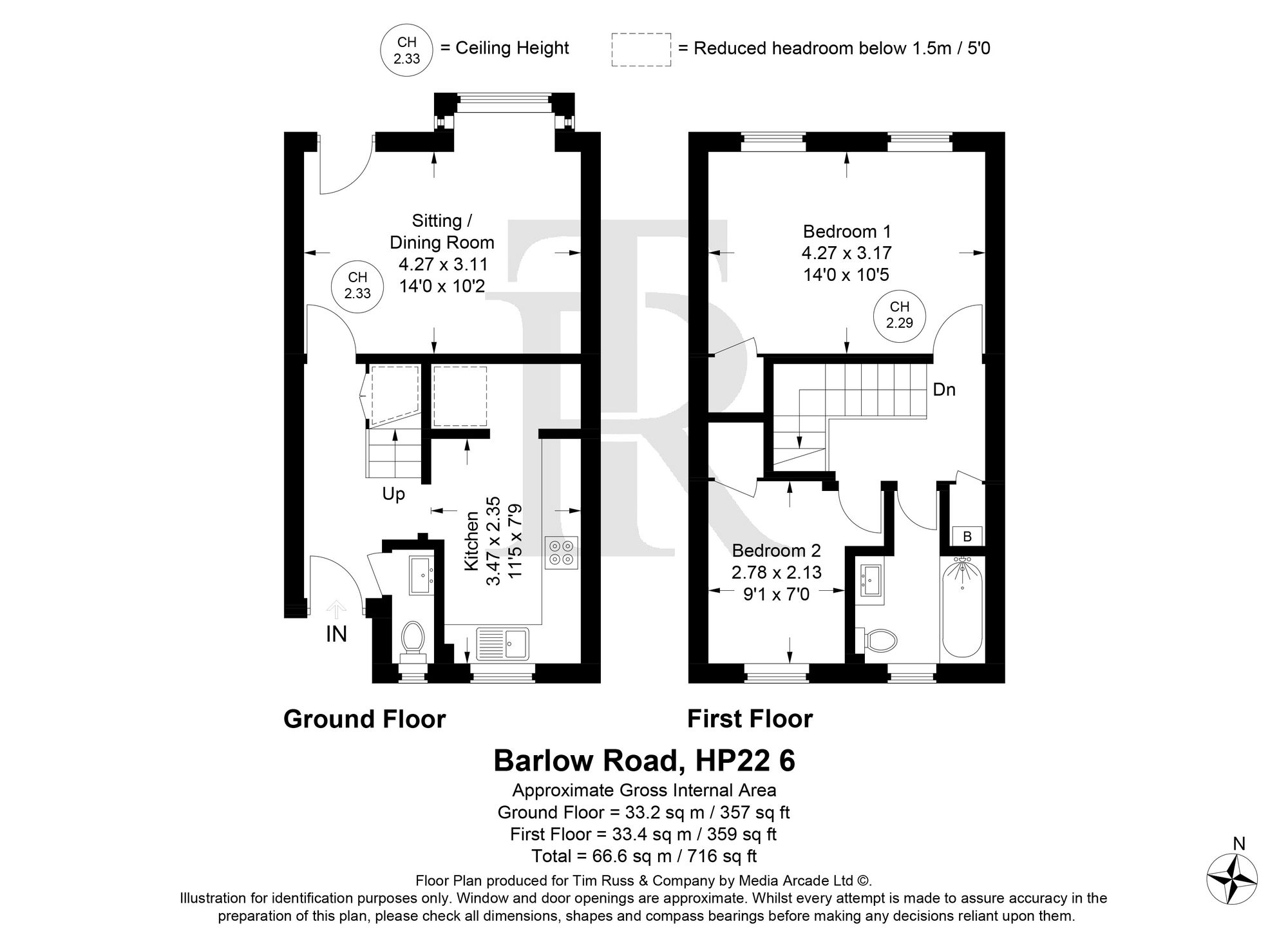 23 Barlow Road, Aylesbury floorplan