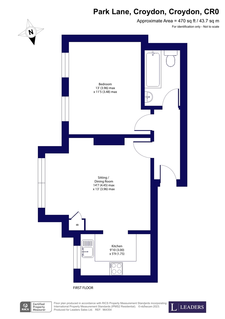 Park Lane, Croydon, Croydon CR0, 1 bedroom flat for sale 64332947