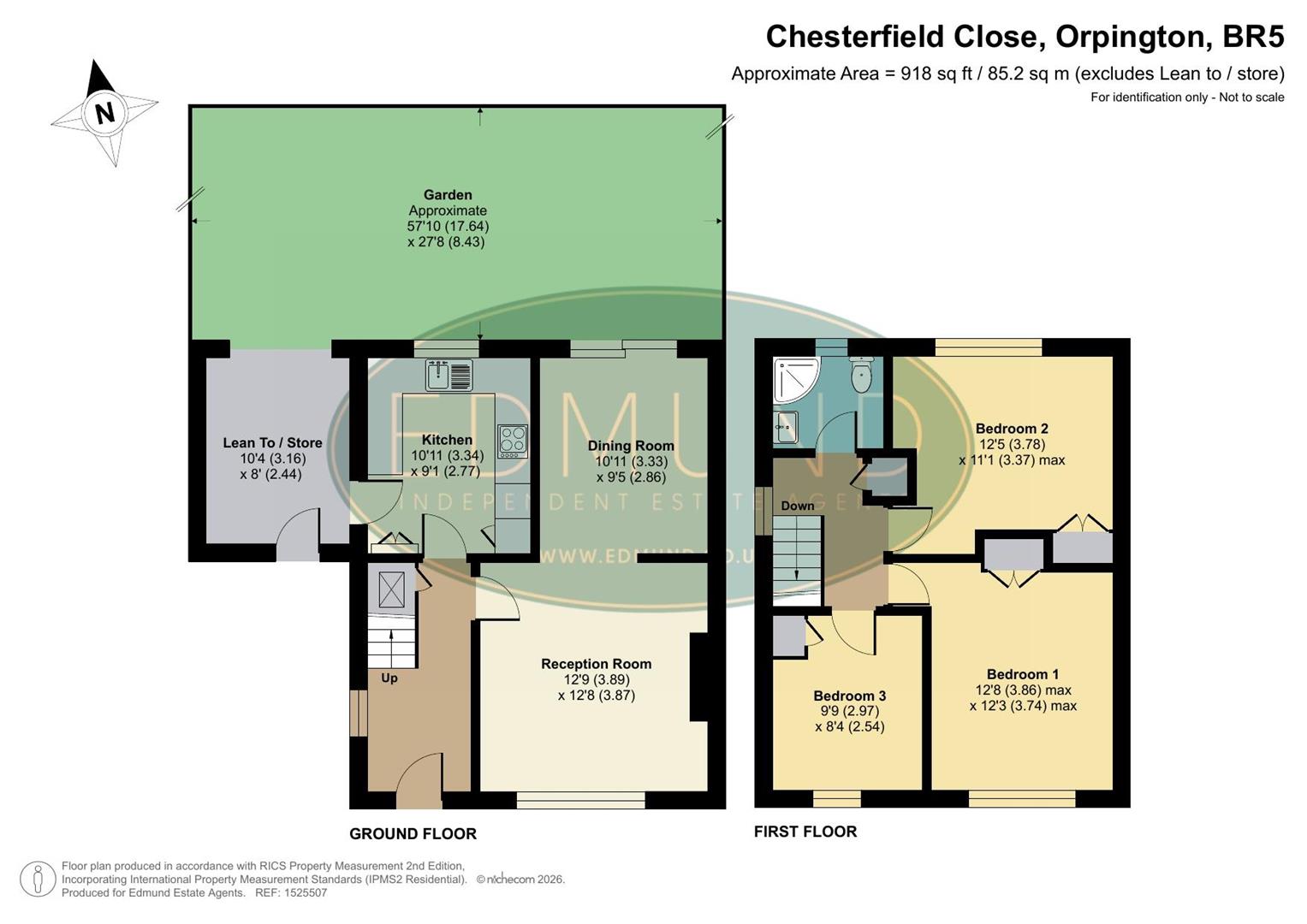 49, Chesterfield Close, Orpington floorplan