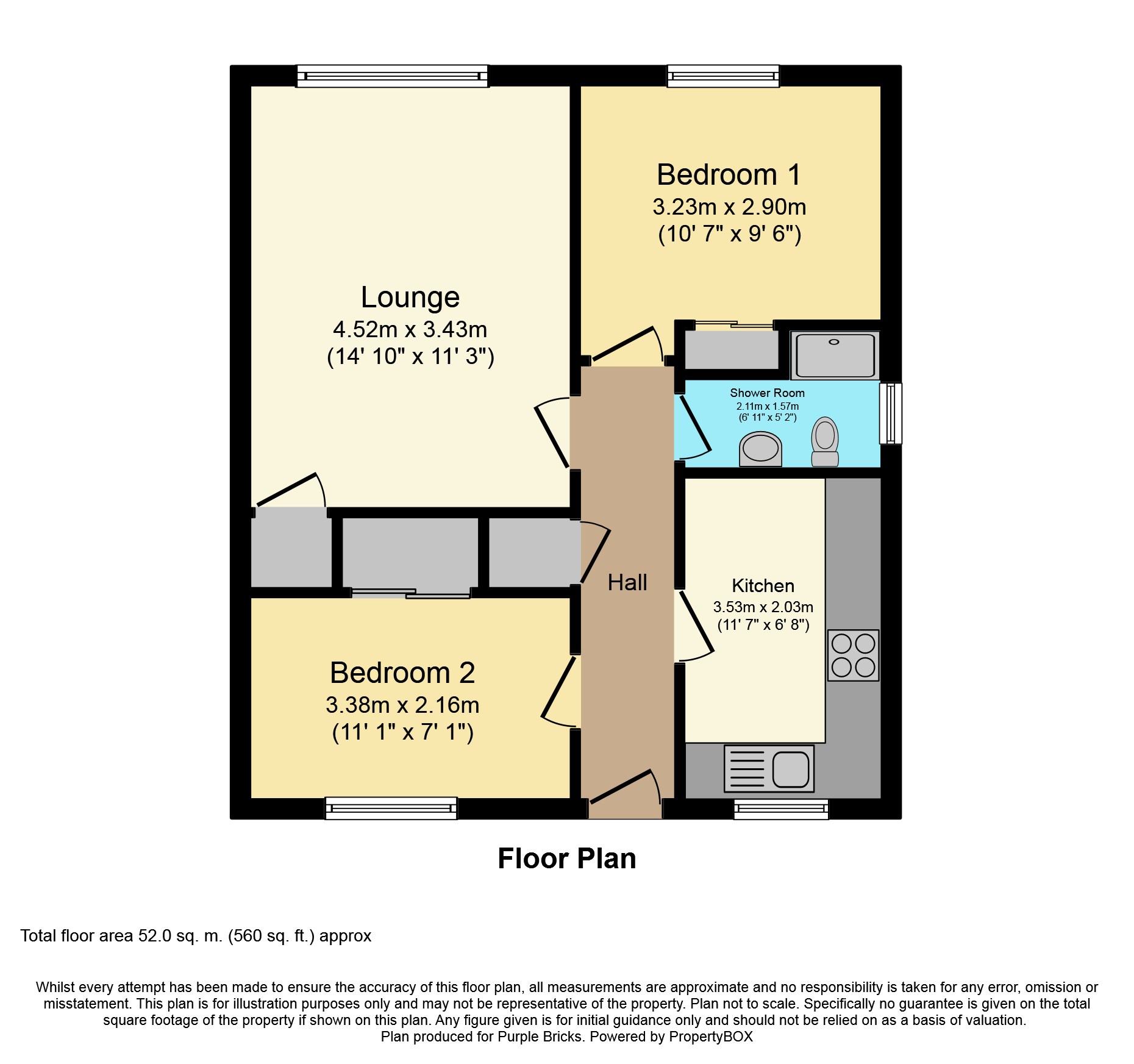 2 Bedrooms Flat for sale in Finglen Crescent, Tullibody FK10