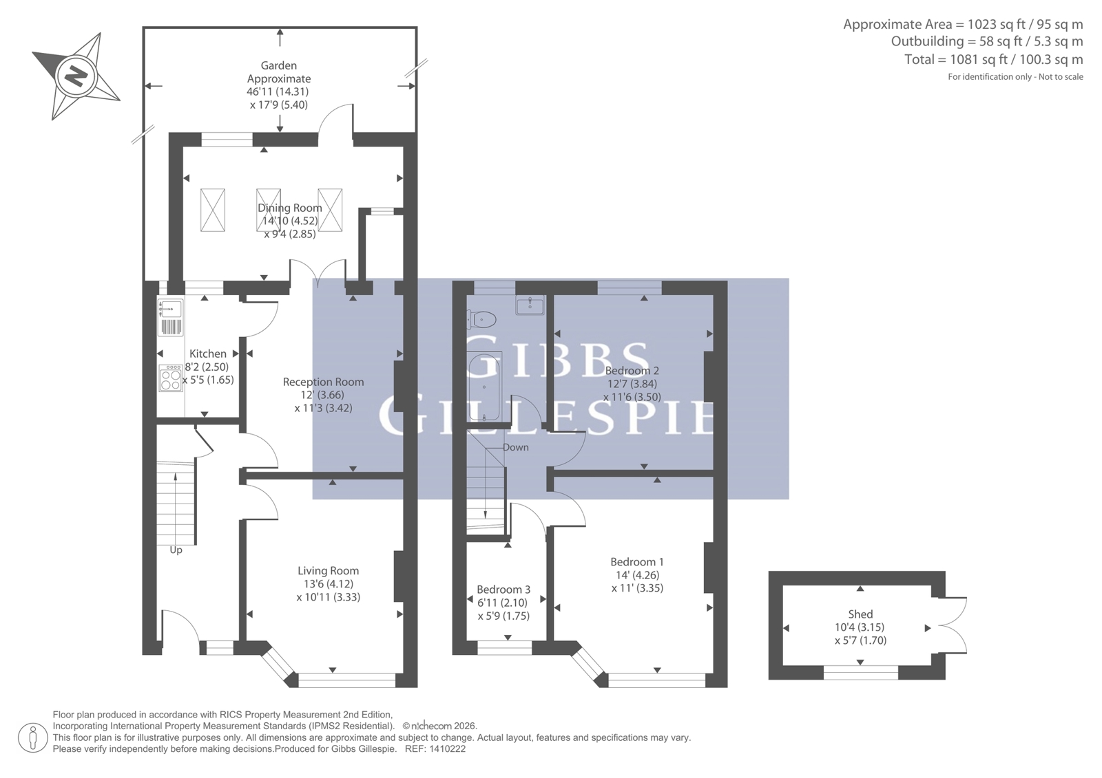 37, Wyvenhoe Road, Harrow floorplan