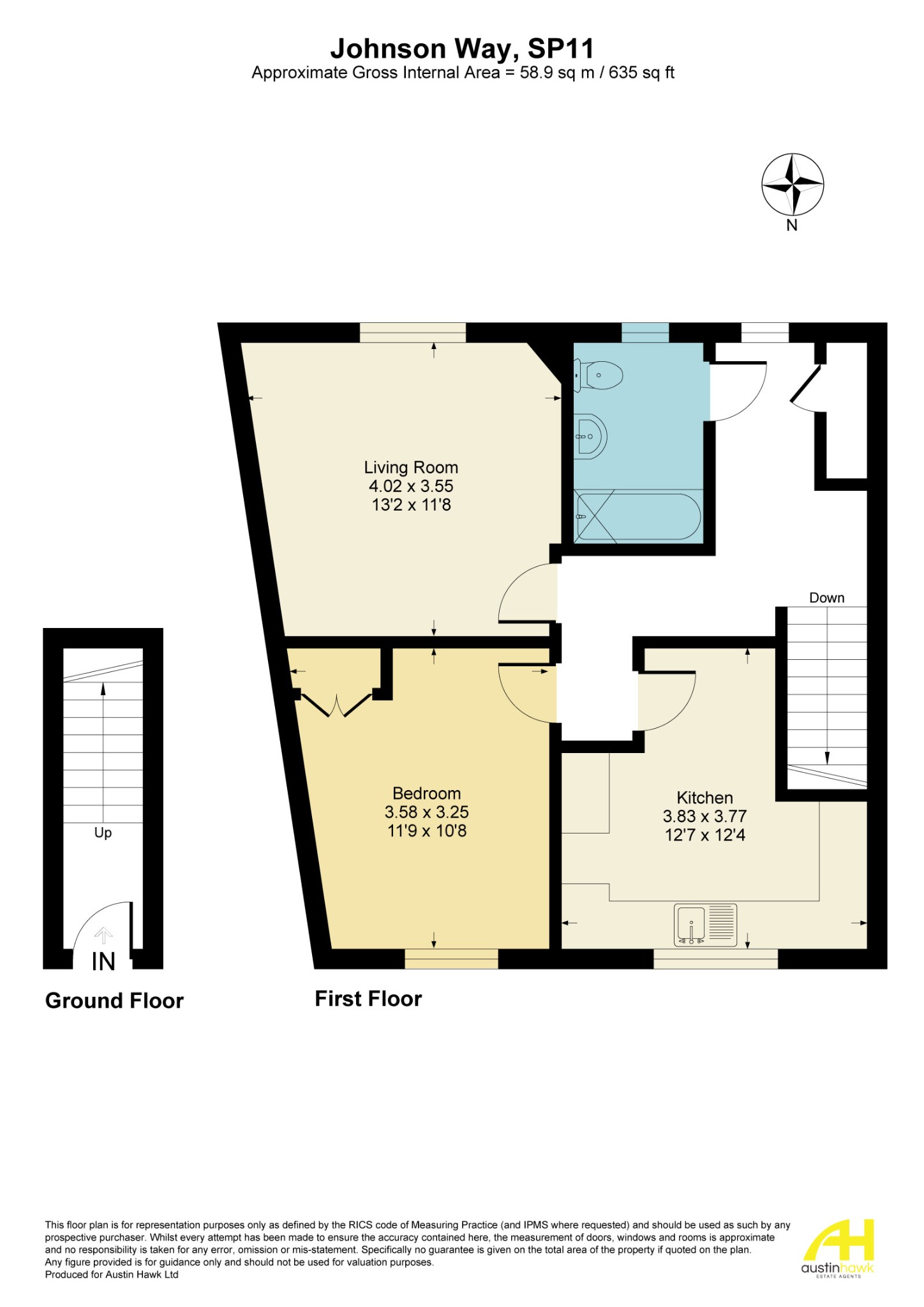 17 Johnson Way, Ludgershall, Andover floorplan