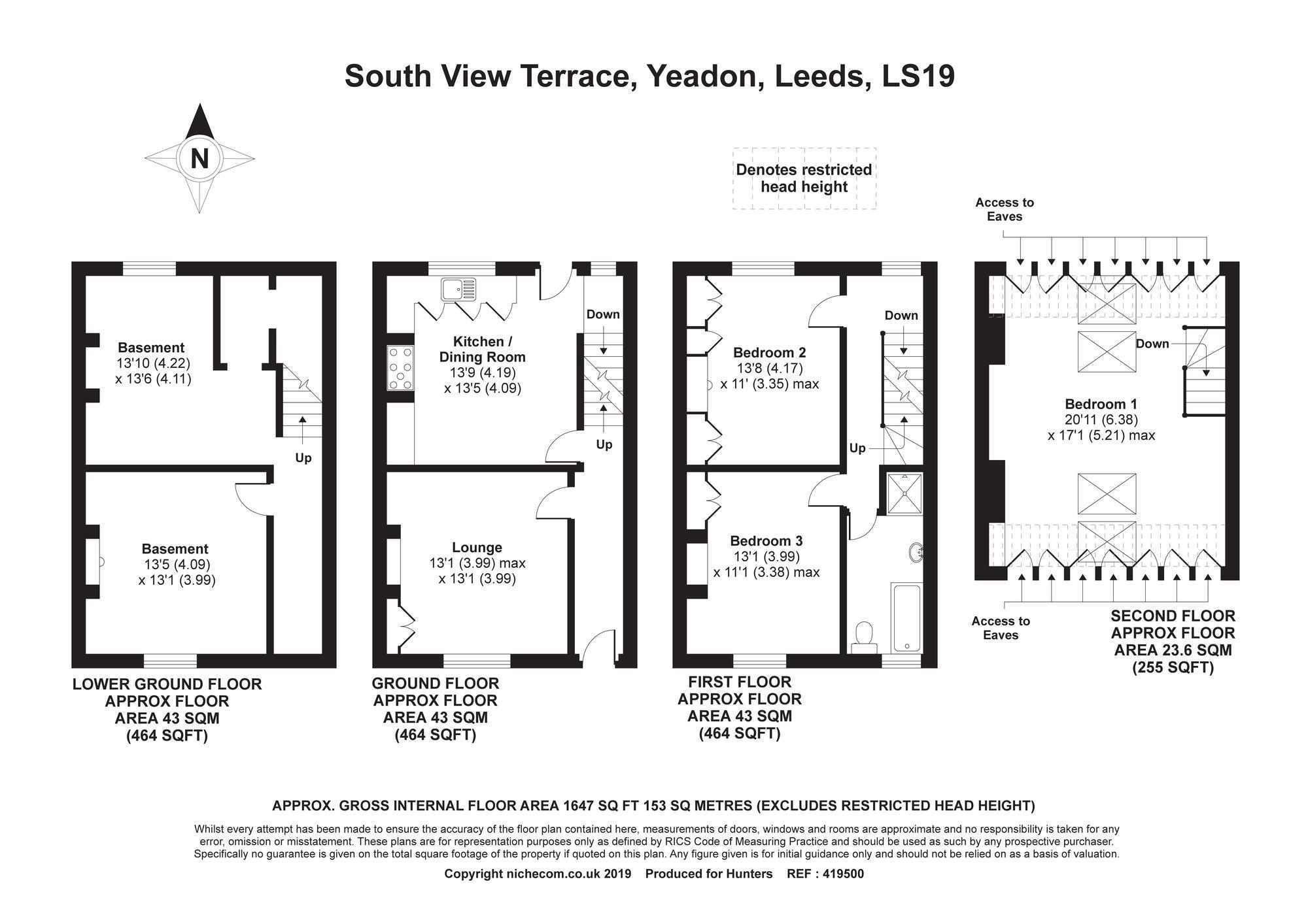 3 Bedrooms Terraced house for sale in South View Terrace, Yeadon, Leeds LS19