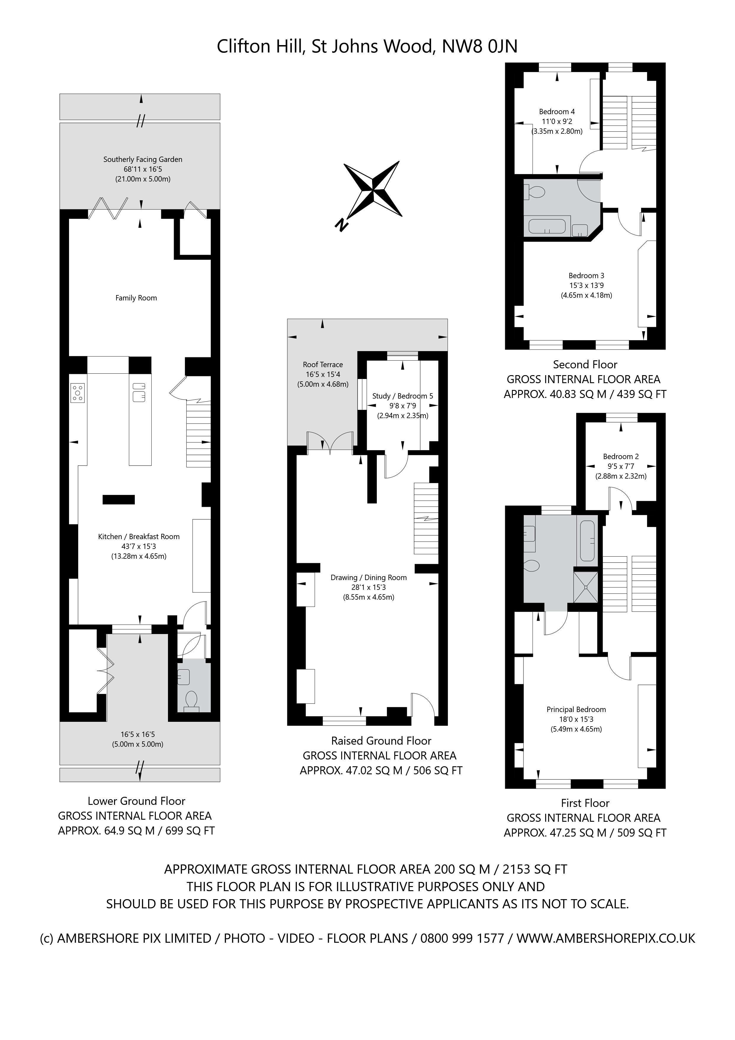 77, Clifton Hill, London floorplan