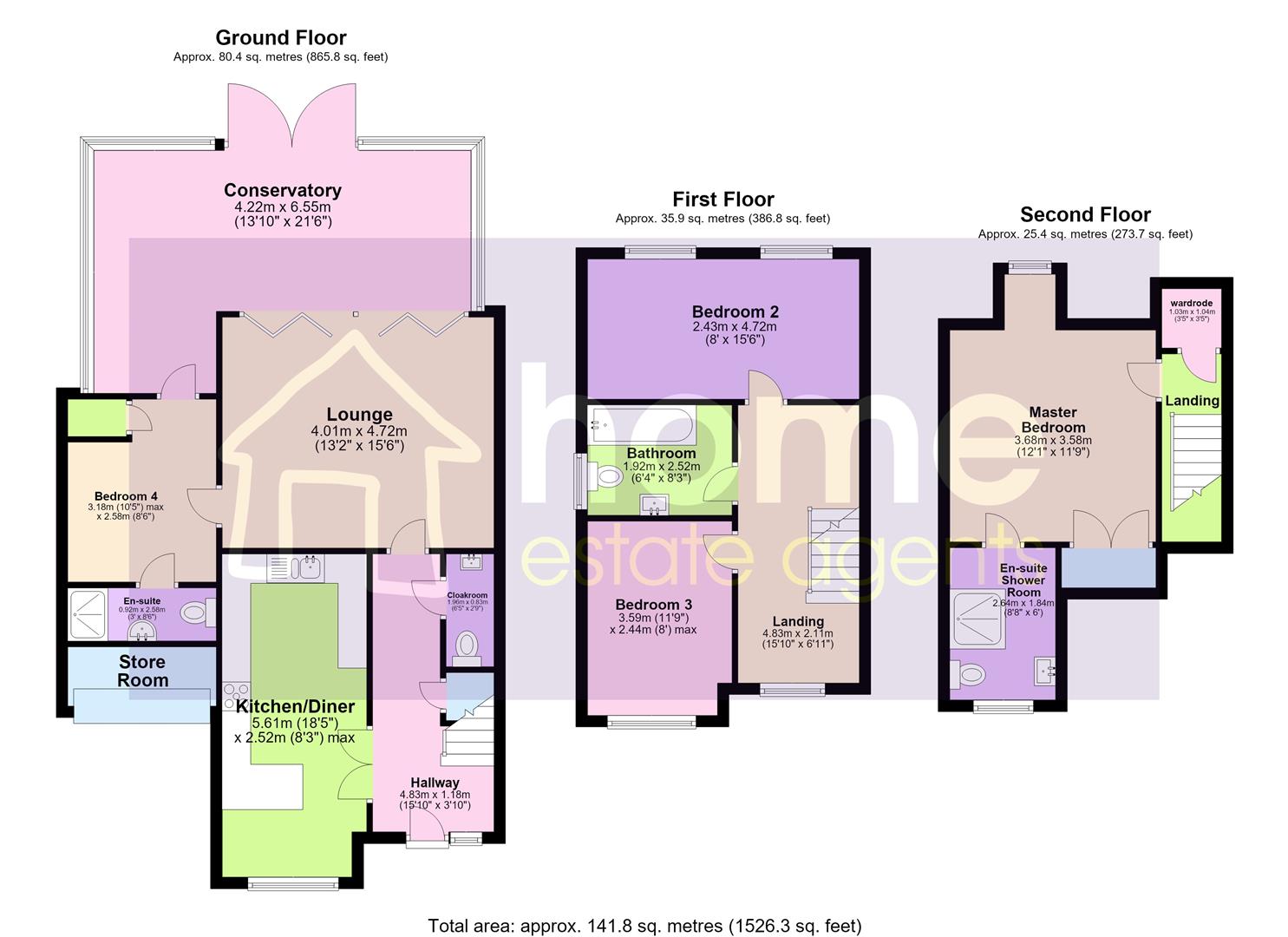 43, The Fairways, Dukinfield floorplan