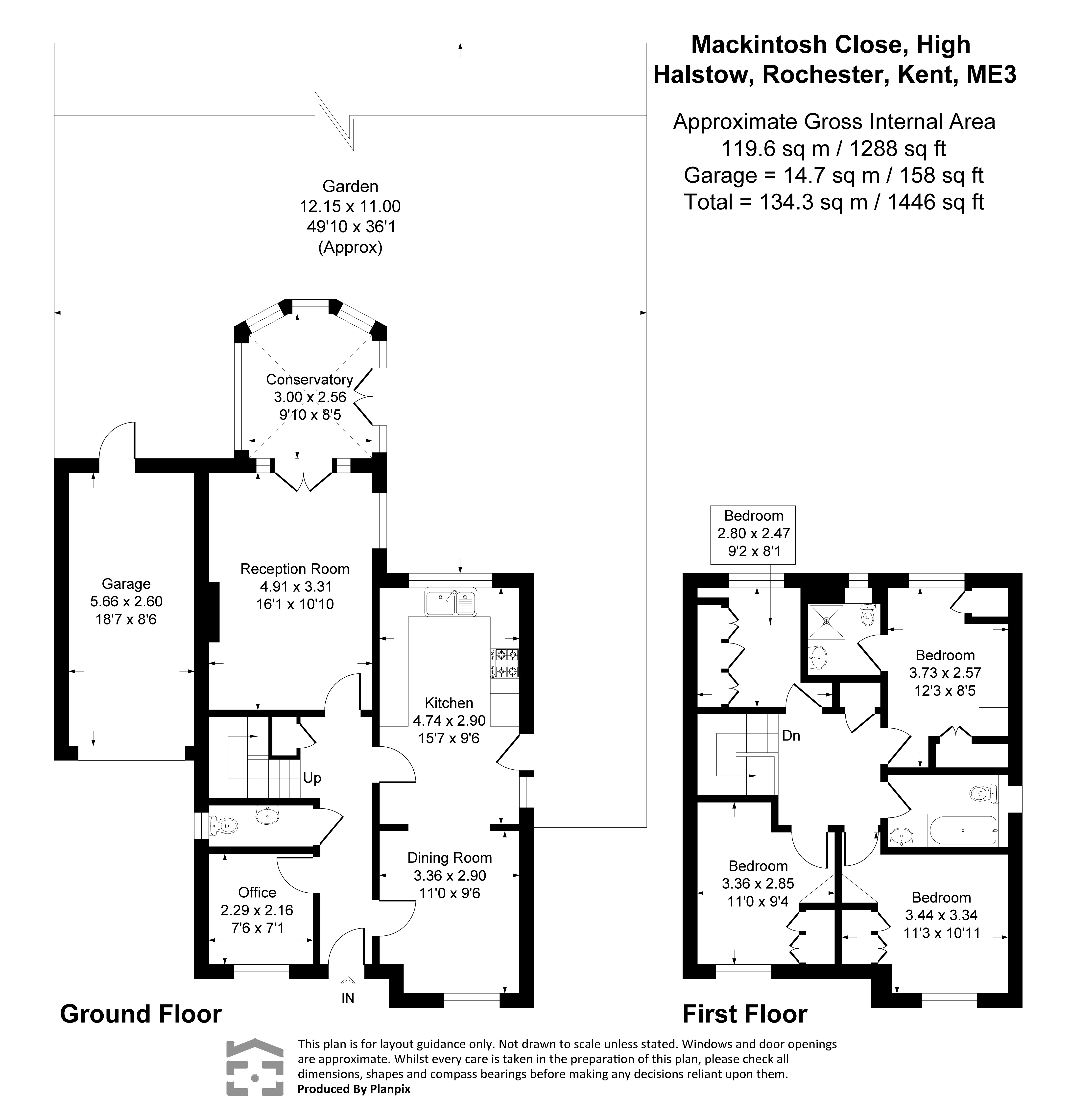 4, Mackintosh Close, Rochester floorplan