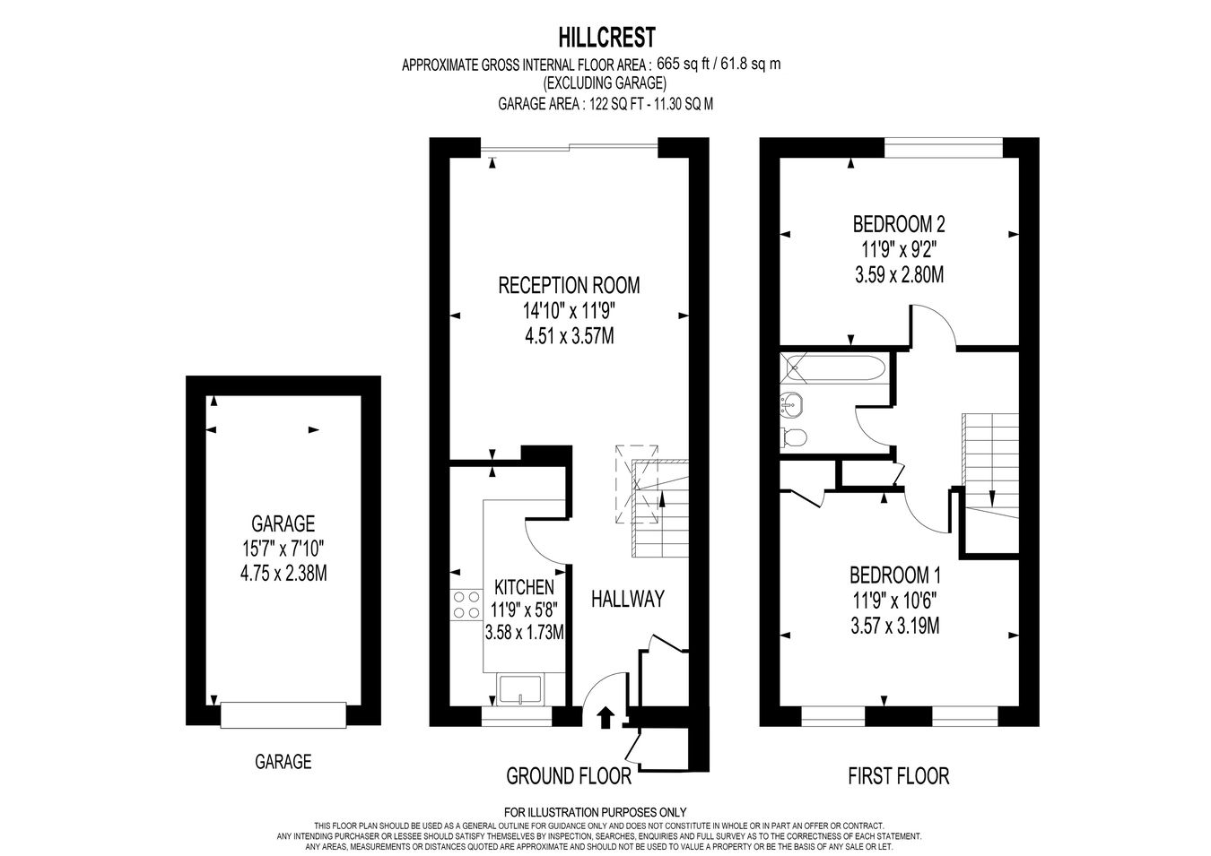 78, Hillcrest, WEYBRIDGE floorplan