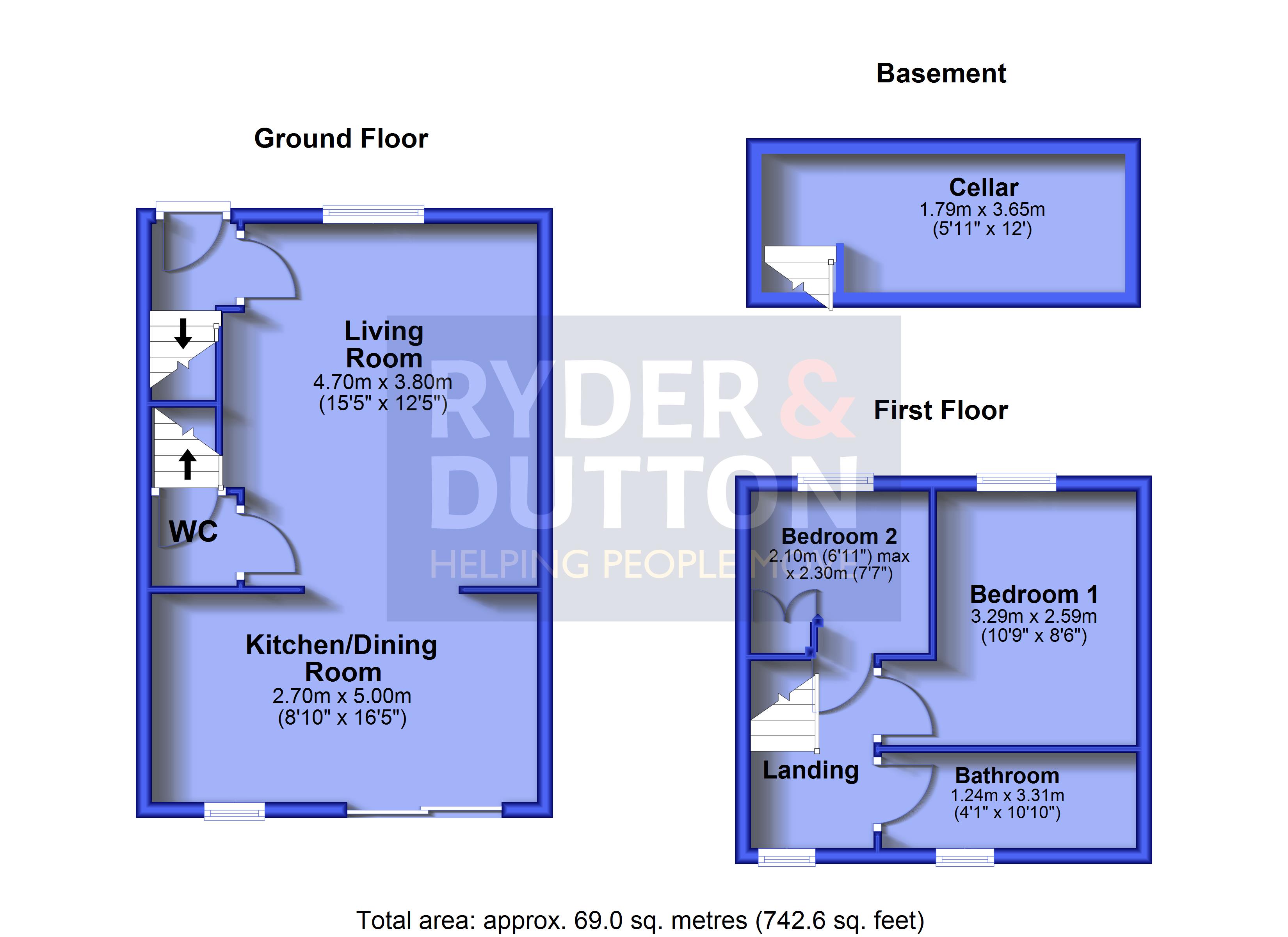 43, Oak Road, West Yorkshire floorplan
