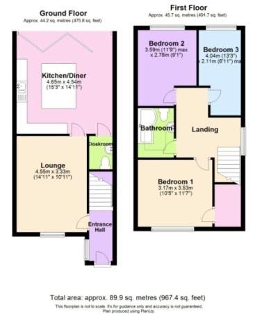 54A, Someries Road, Hemel Hempstead floorplan