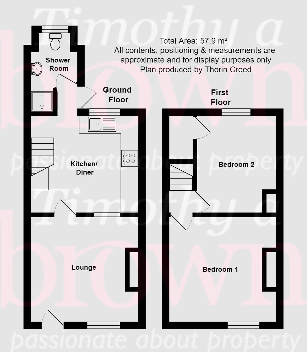 2 Bedrooms Terraced house for sale in Brook Street, Congleton CW12