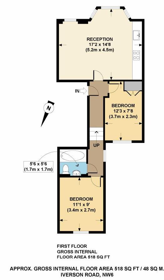 Iverson Road, London floorplan