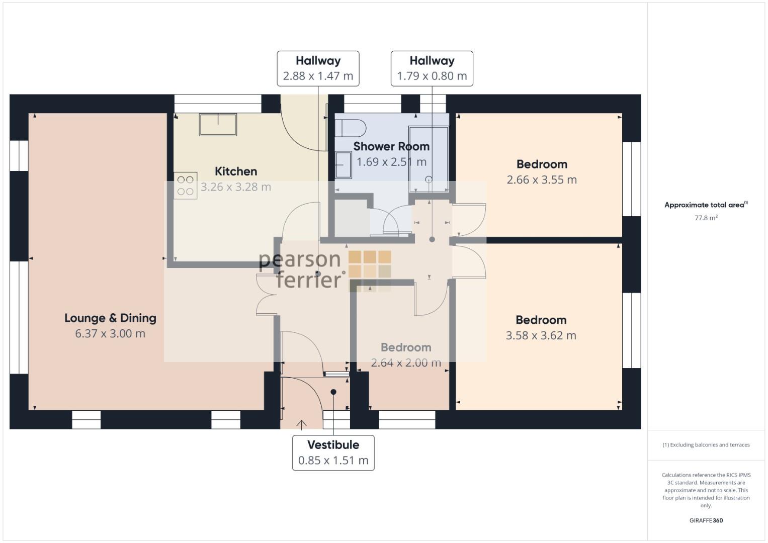 3, Westerham Close, Brandlesholme floorplan
