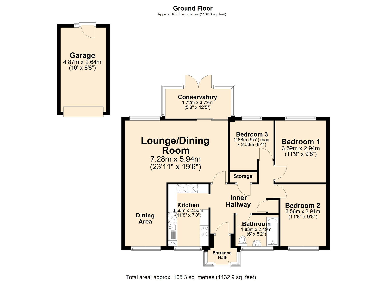 24, Lums Hill Rise, Matlock floorplan